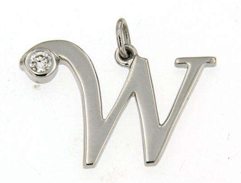 Luxury Promise 18K WG PENDANT WITH DIAMOND DD 1p 0.06Ct WG 1.700G P18870-14202