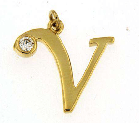 Luxury Promise 18K YG PENDANT WITH DIAMOND DD 1p 0.05Ct YG 1.100G P18869-14100