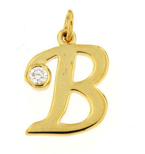 Luxury Promise 18K YG PENDANT WITH DIAMOND DD 1p 0.05Ct YG 1.600G P18849-14080