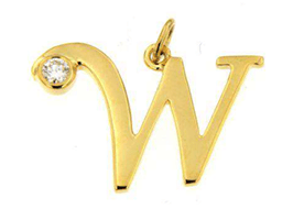 Luxury Promise 18K YG PENDANT WITH DIAMOND DD 1p 0.05Ct YG 1.700G P18870-14101