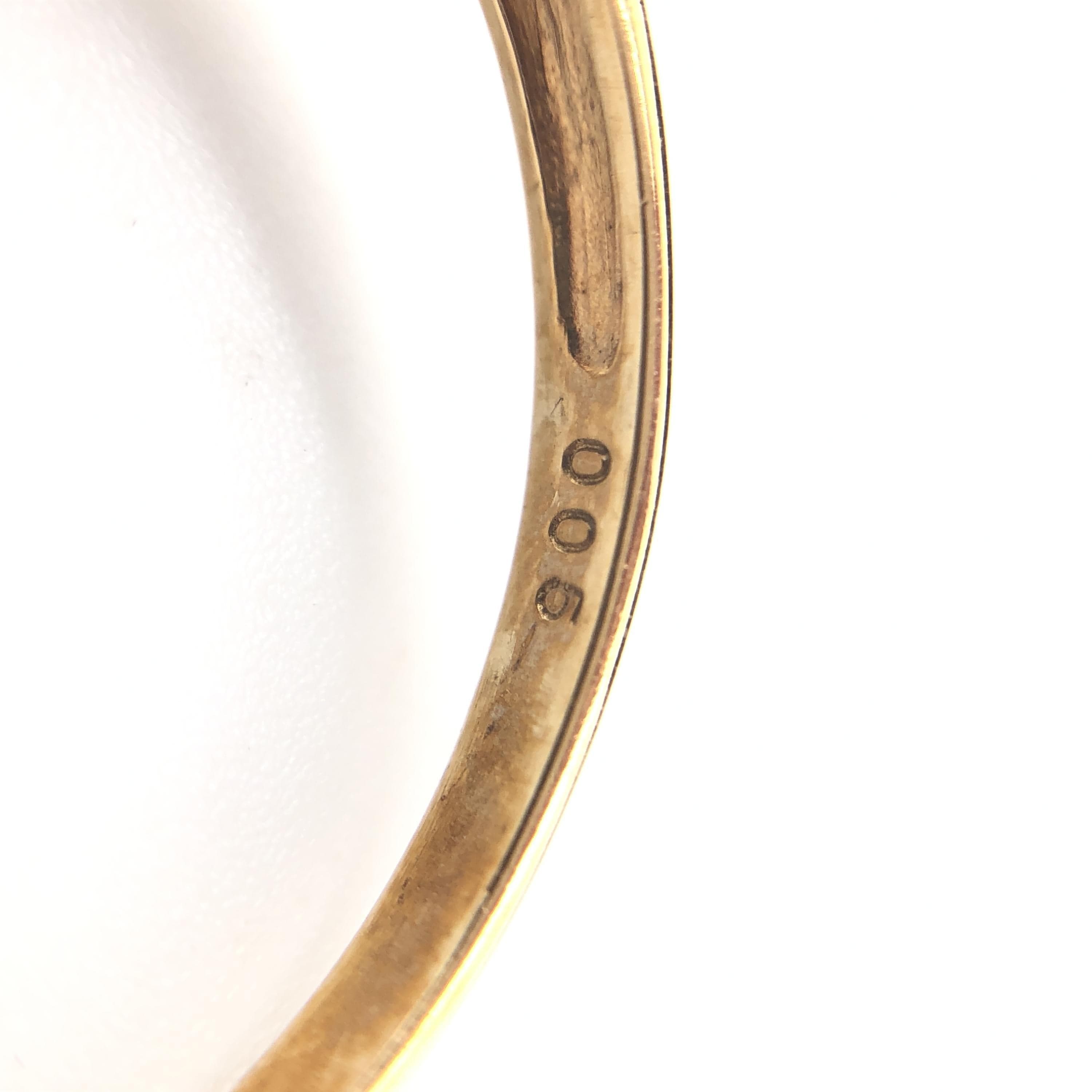 Luxury Promise 1P Ruby & Diamond Ring, D(0.05ct), K18YG, 1.7g, US Size 5.5 ALC3318