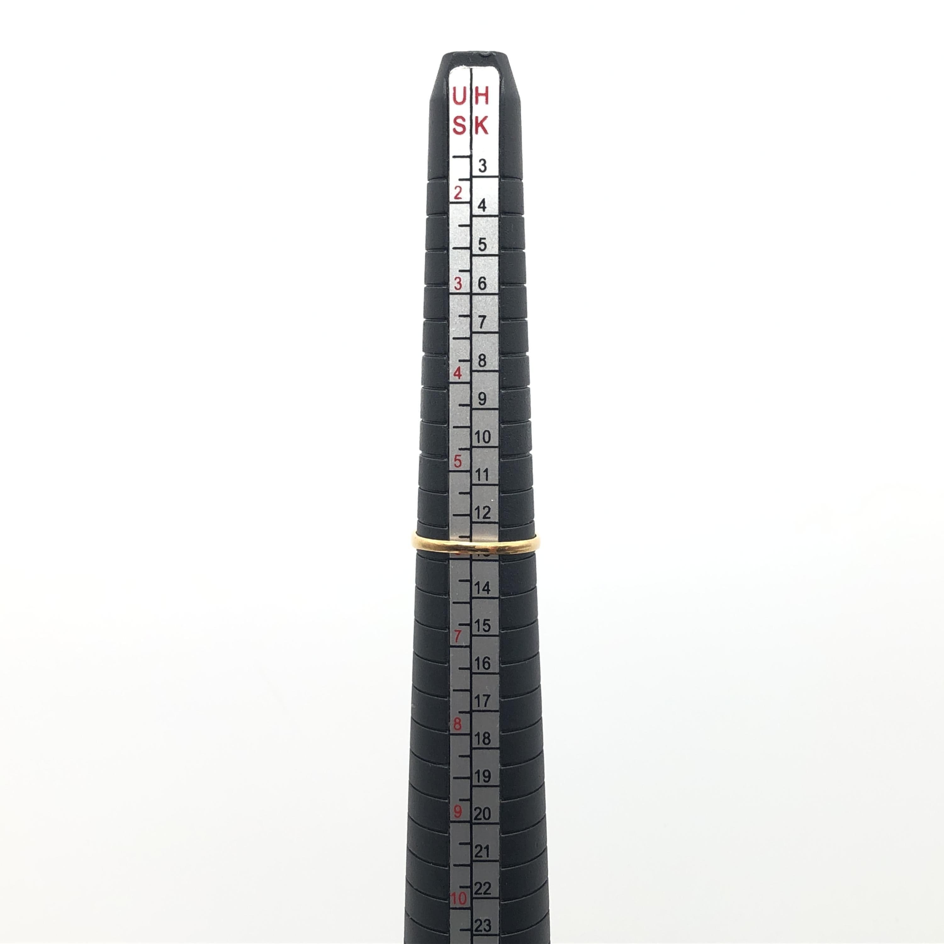 Luxury Promise 1P Ruby & Diamond Ring, D(0.05ct), K18YG, 1.7g, US Size 5.5 ALC3318