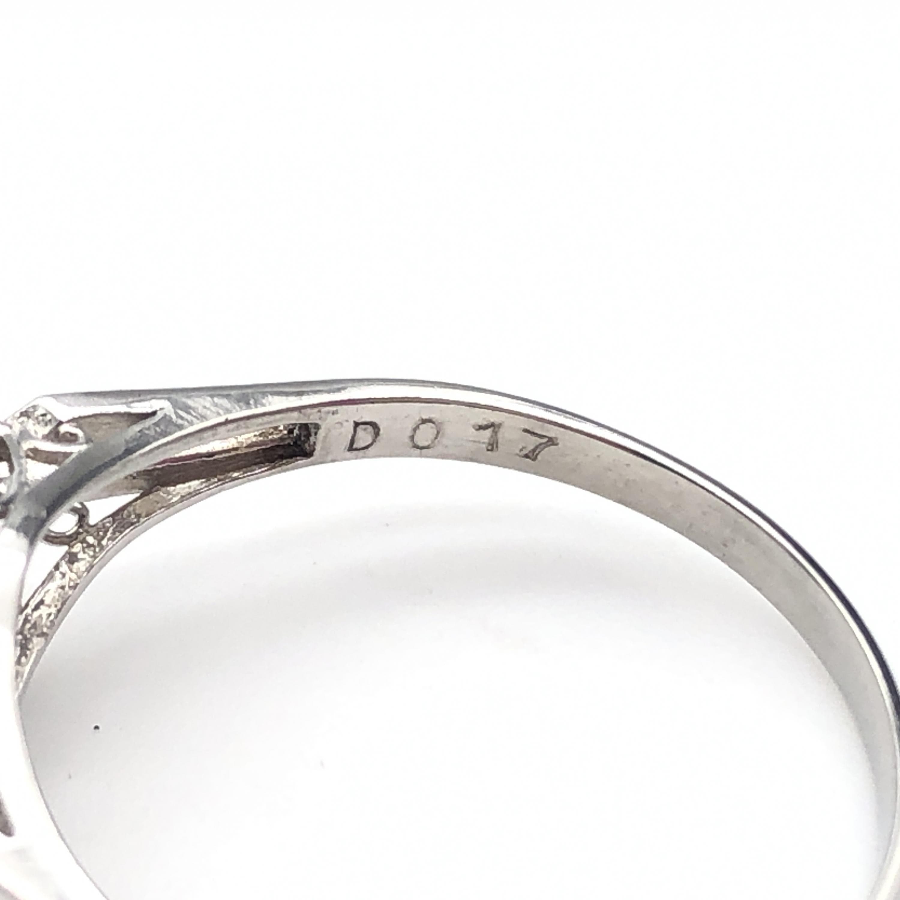 Luxury Promise 1P Sapphire & Diamond Ring, Platinum, US Size 7 ALC3320