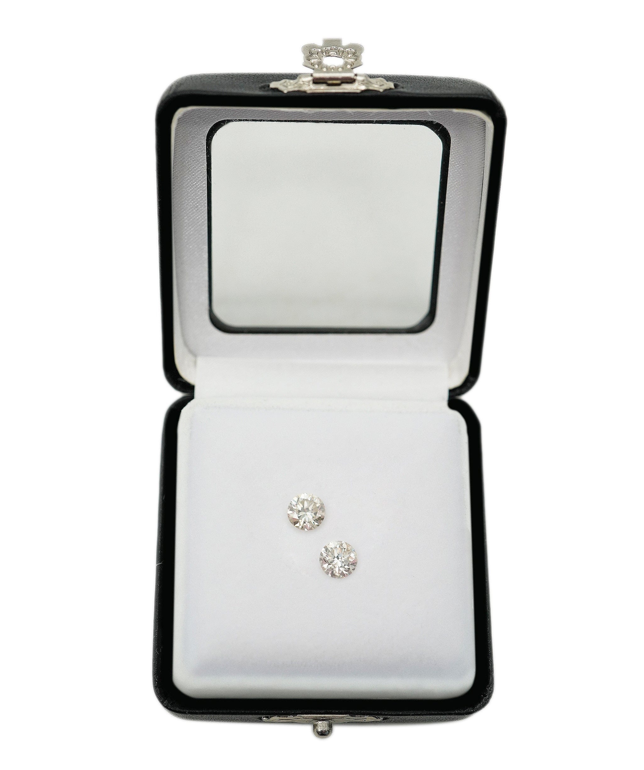 Luxury Promise 2.05 ct CHAMPAGNE ROUND SHAPE DIAMOND ANC-S33-53