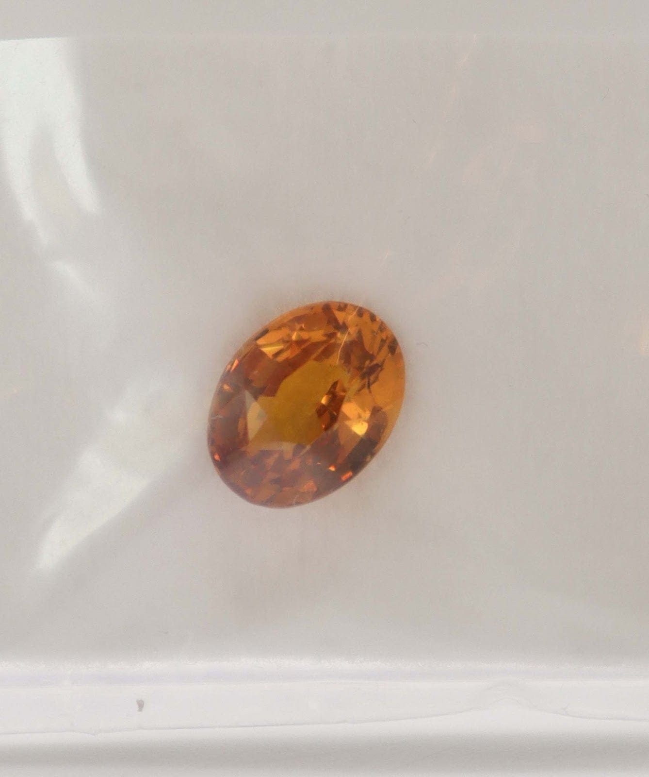Luxury Promise 2.09CT NATURALLY HEATED ORANGE SAPPHIRE MS 8641