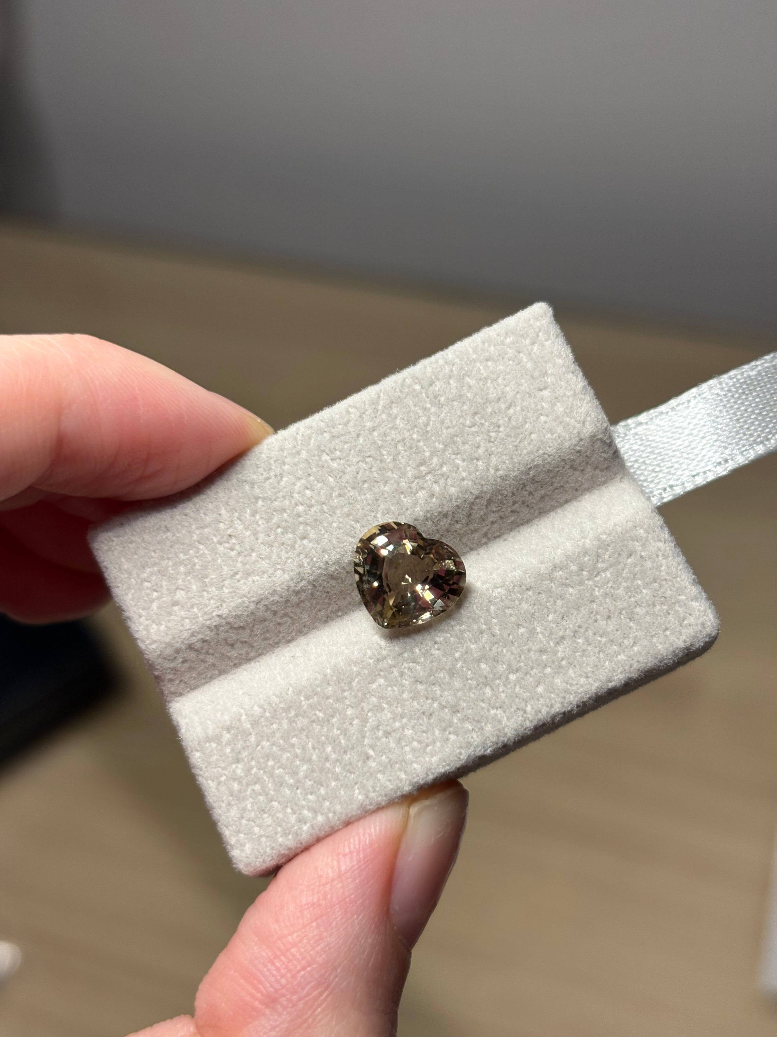 Luxury Promise 2.61ct Heart Tourmaline Afghan DXBCS0178