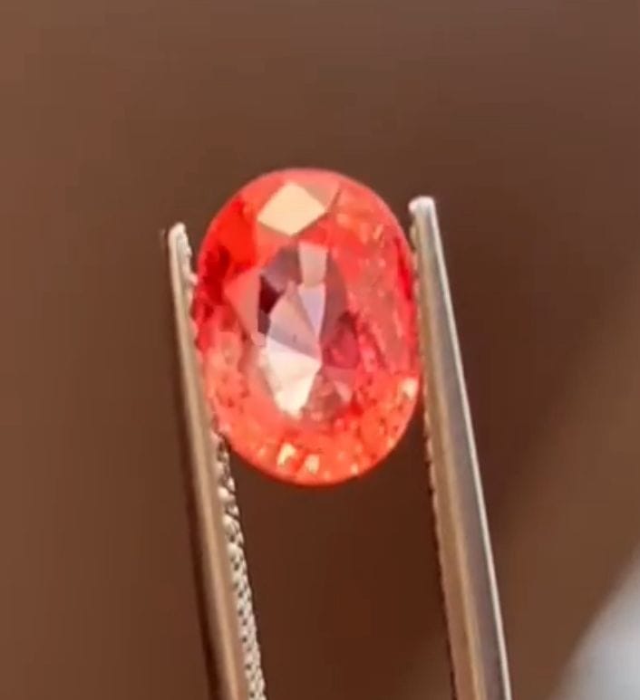 Luxury Promise 2.63CT NATURAL PADPARADSCHA MS/MI/37