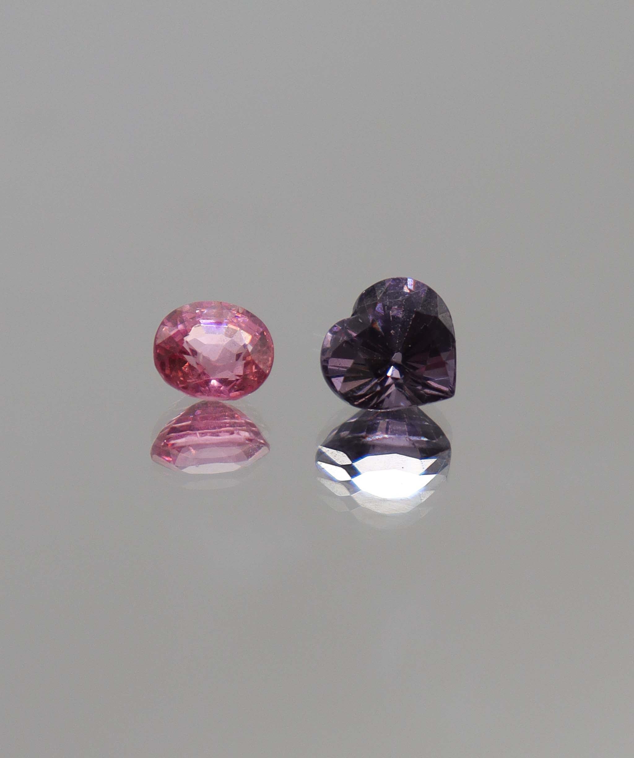 Luxury Promise 2.64ct Spinel Heart Moi et Toi DXBCS0370