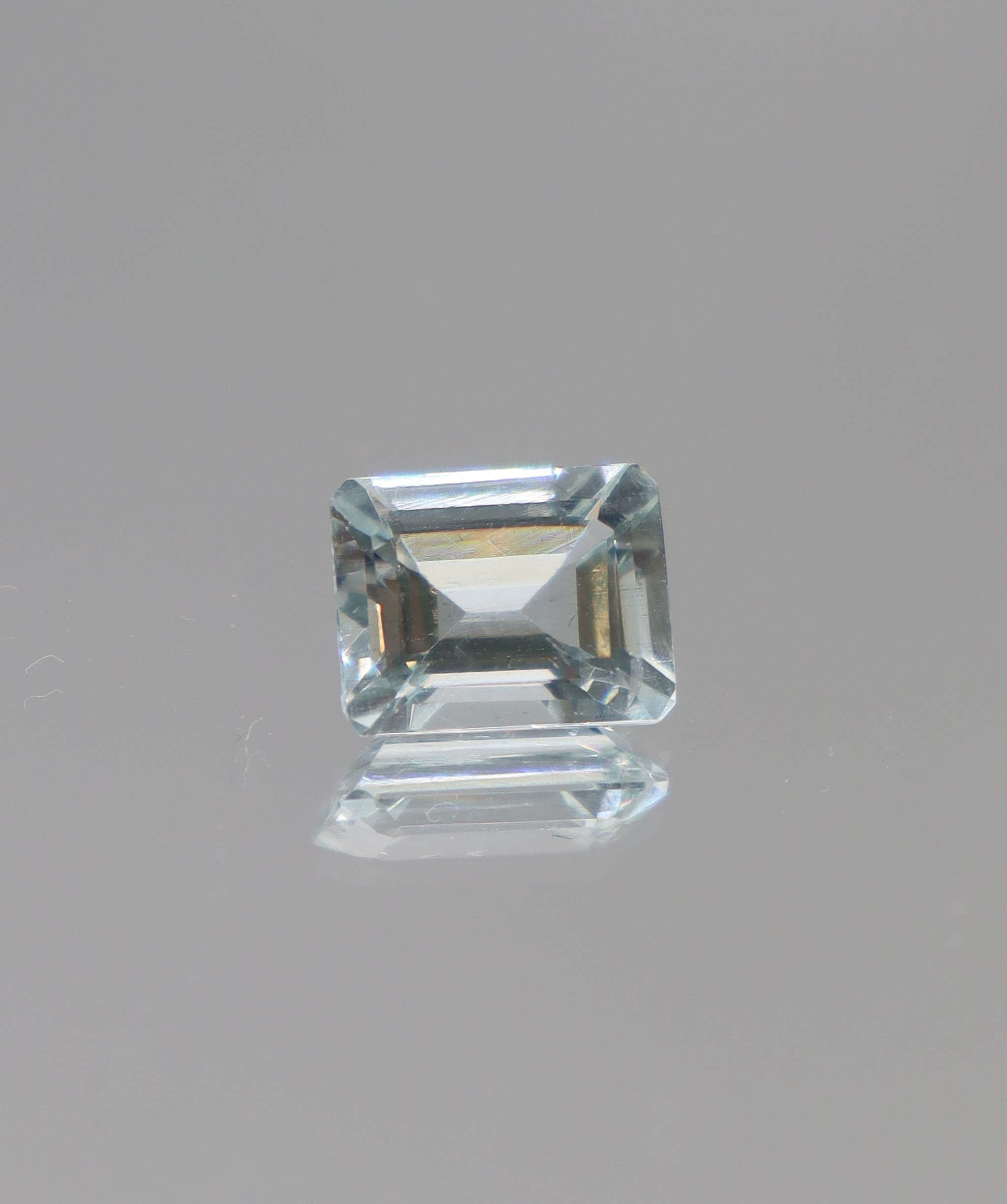 Luxury Promise 2.97ct Aquamarine Emerald cut DXBCS4462