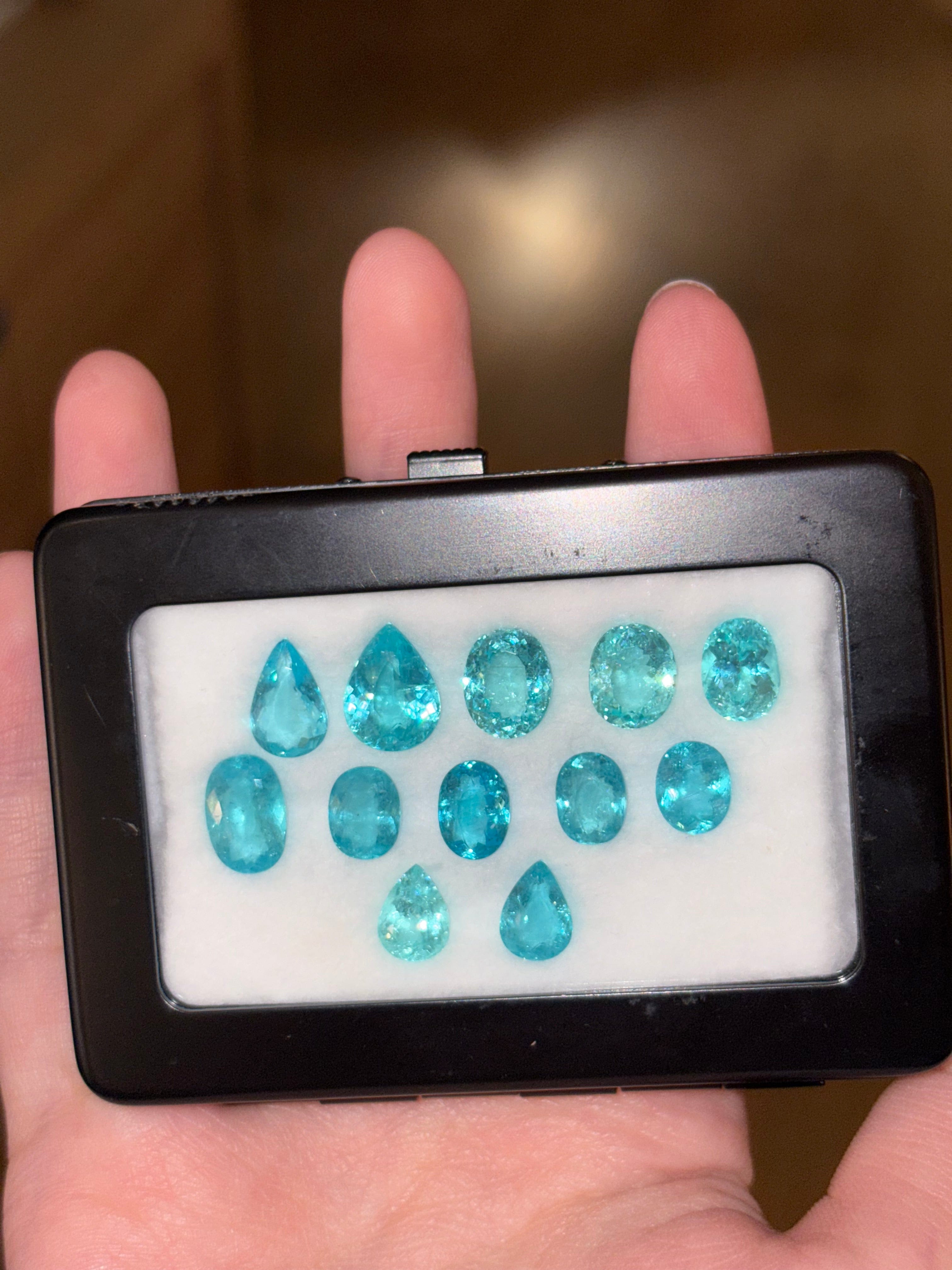 Luxury Promise 22.51ct Paraiba Lot DXBCD0386