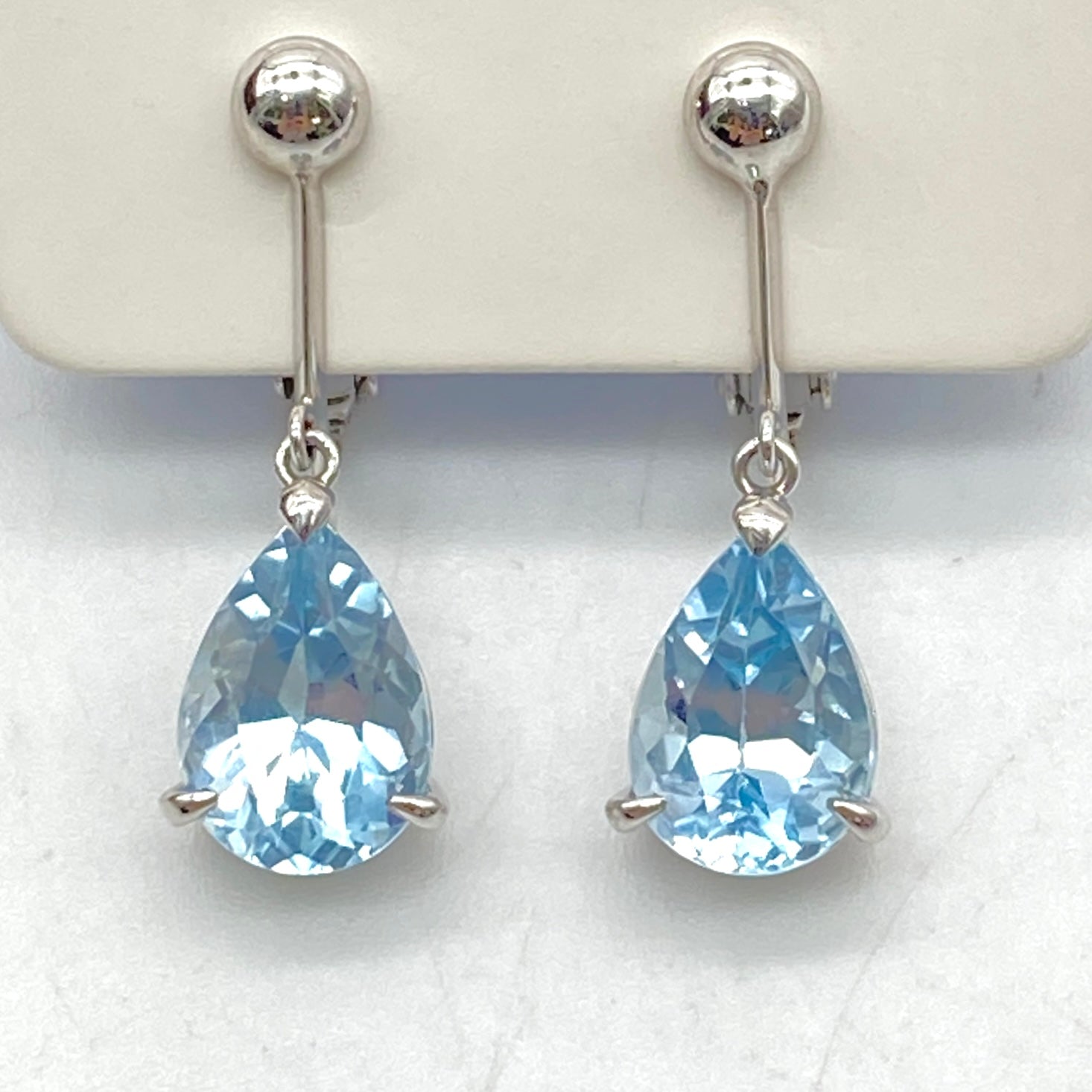 LUXURY PROMISE 25-34517-0 PT900 Blue Pearl Earrings BT 2.39 BT 2.31 4.4g Others Normal