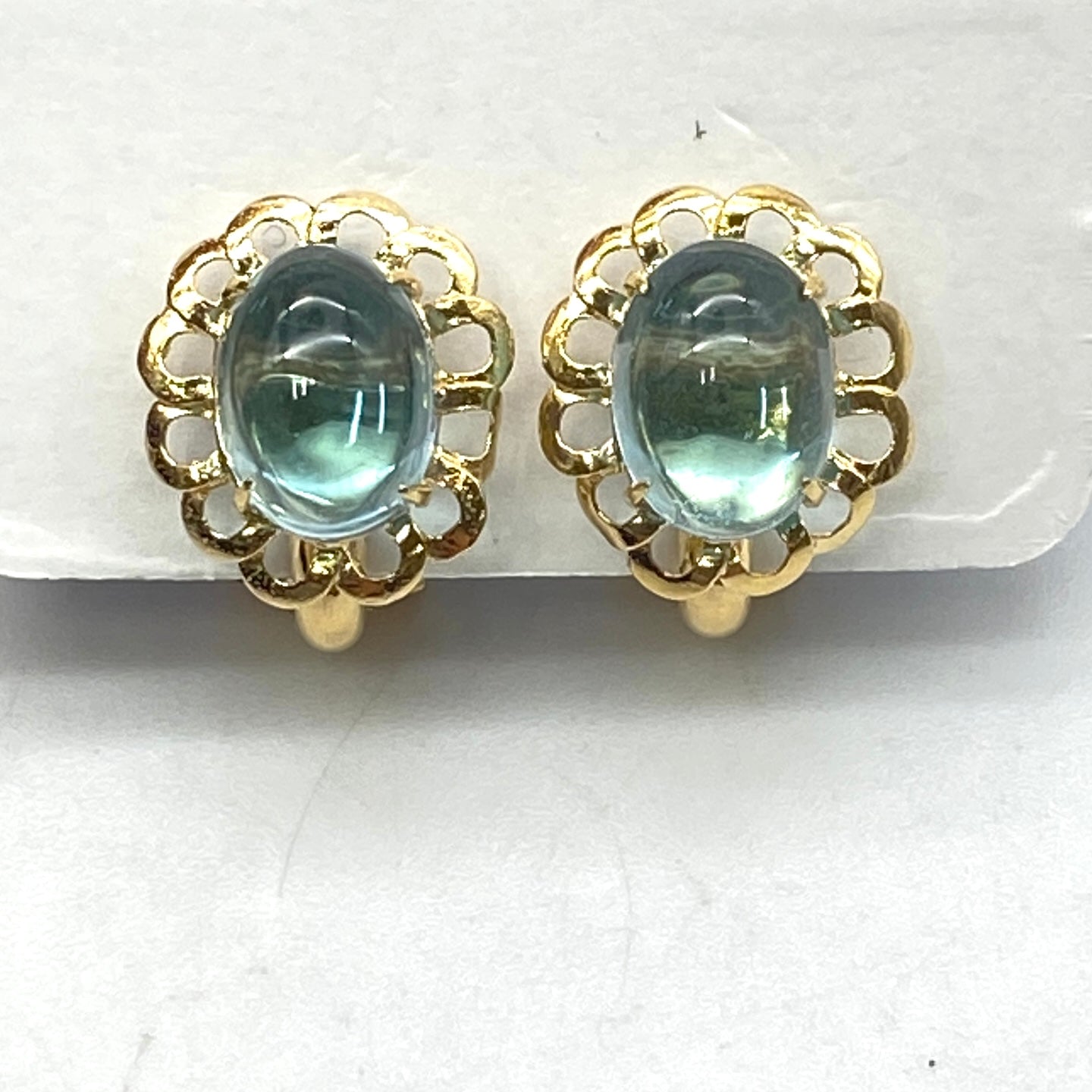 Luxury Promise 25-44330-0 K18 Iroishi Earrings 2.3g