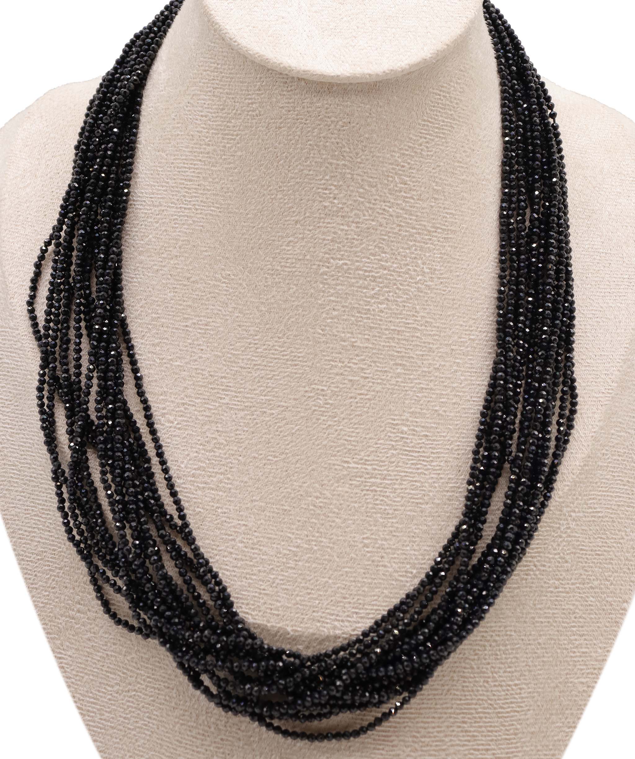 Luxury Promise 250cts Black Spinel Necklace DXBCS2216