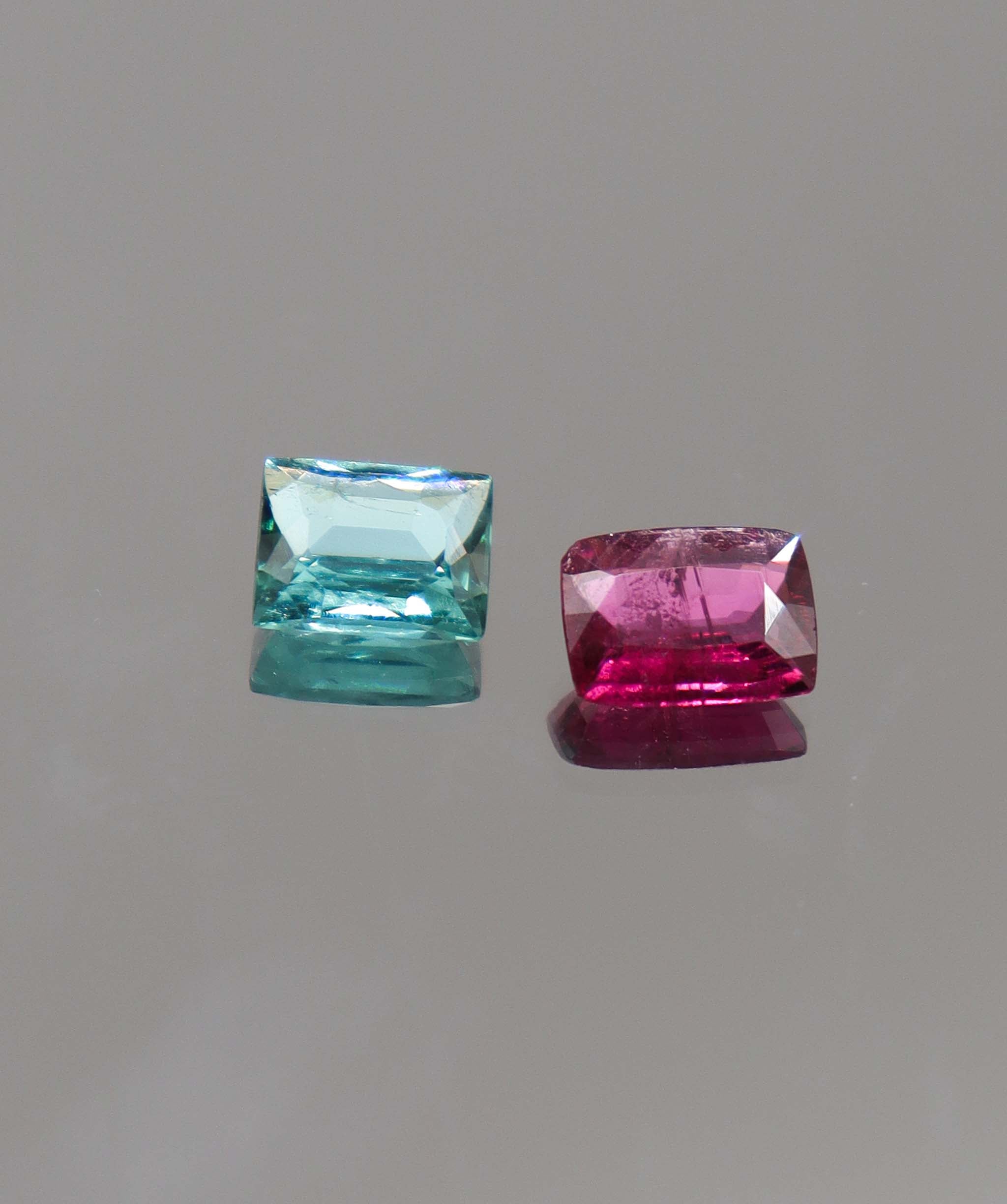 Luxury Promise 3.06ct Lagoon Tourmaline & Rubellite Moi et Toi Afghan DXBCS0295