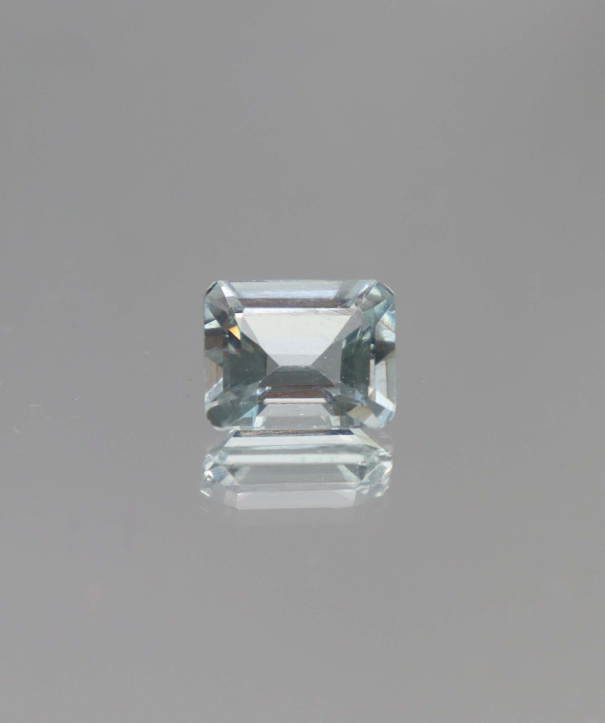 Luxury Promise 3.07ct Aquamarine Emerald cut DXBCS4460