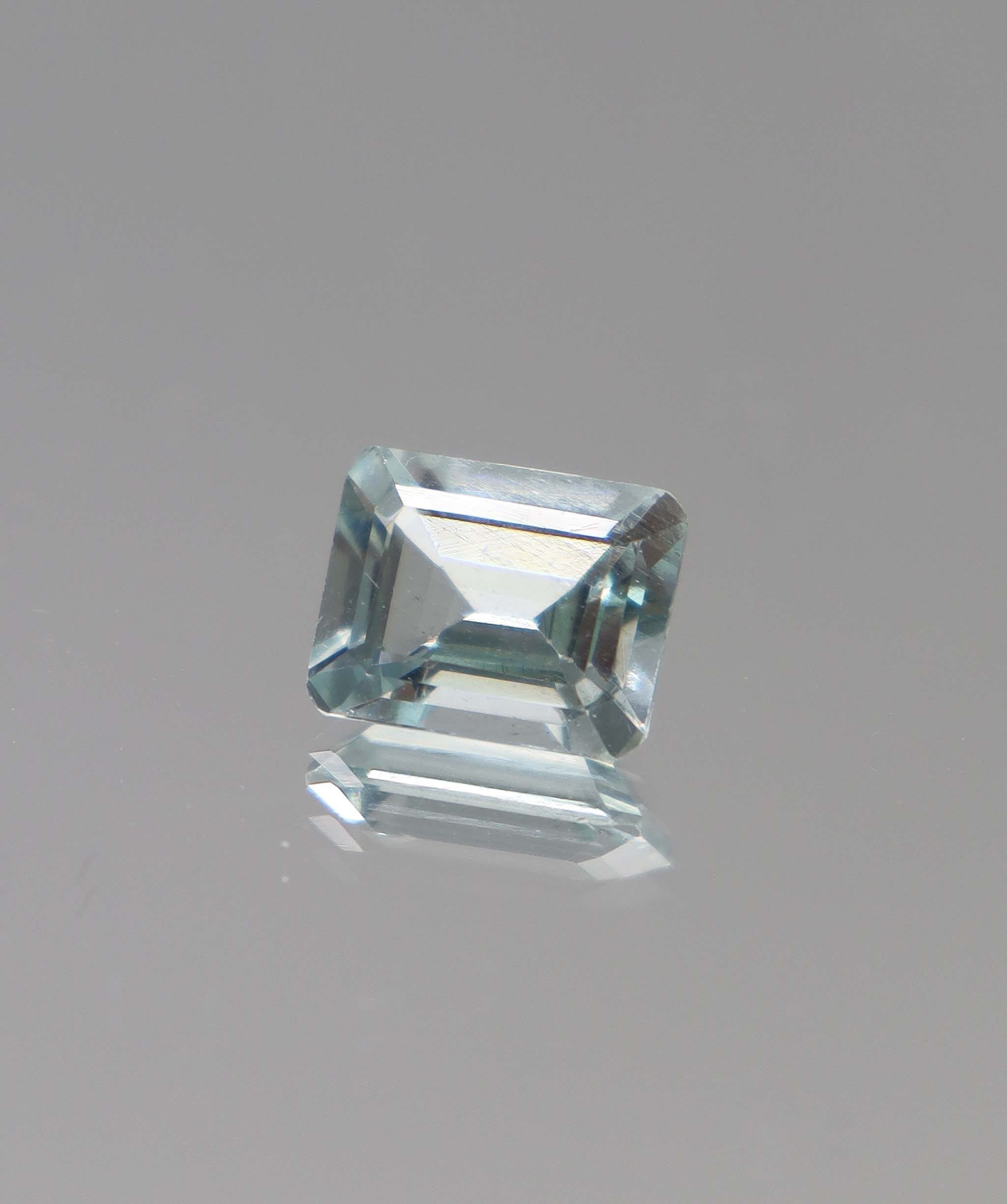 Luxury Promise 3.07ct Aquamarine Emerald cut DXBCS4460