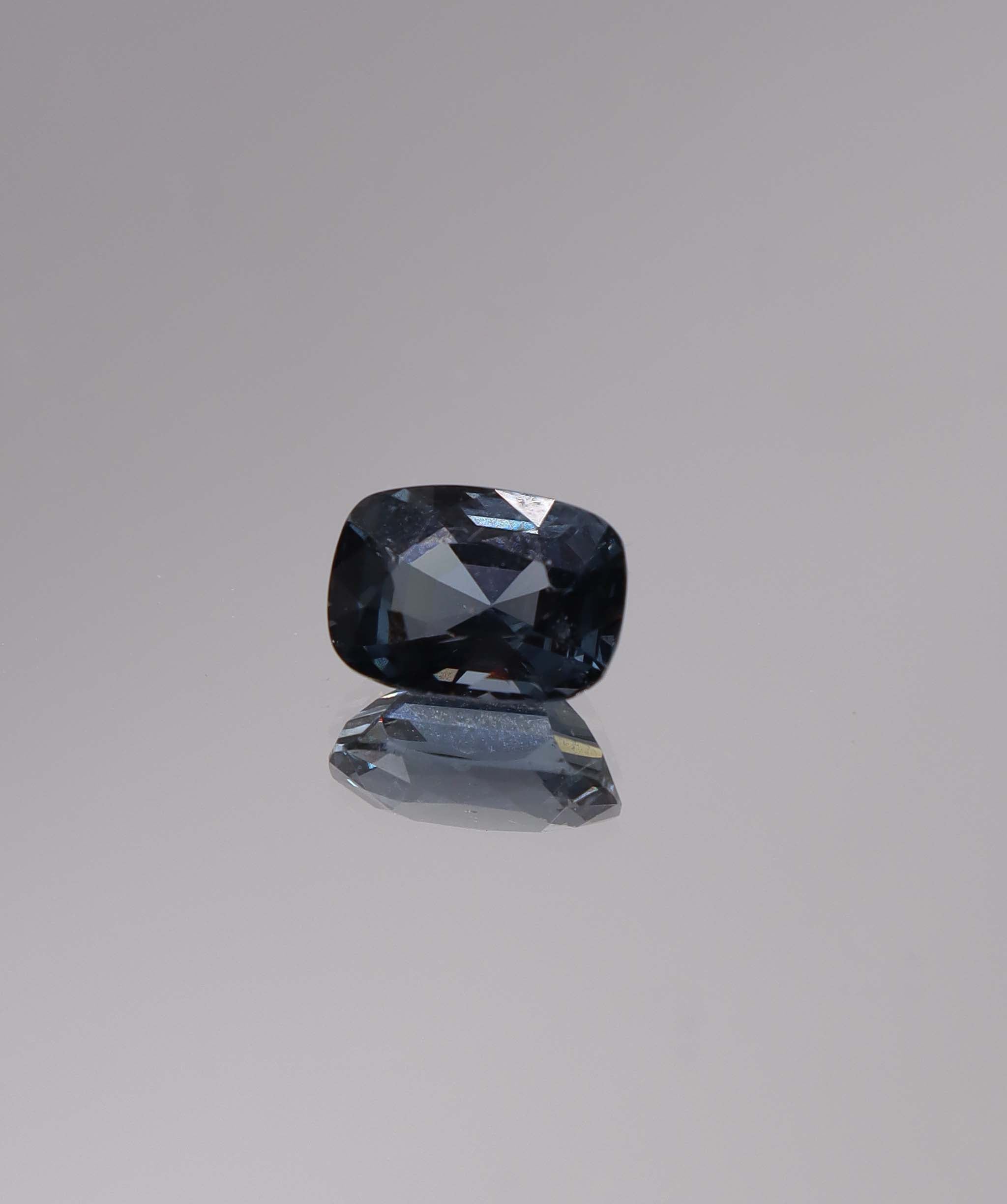 Luxury Promise 3.09ct Metallic Blue Spinel Long Cushion DXBCS1493