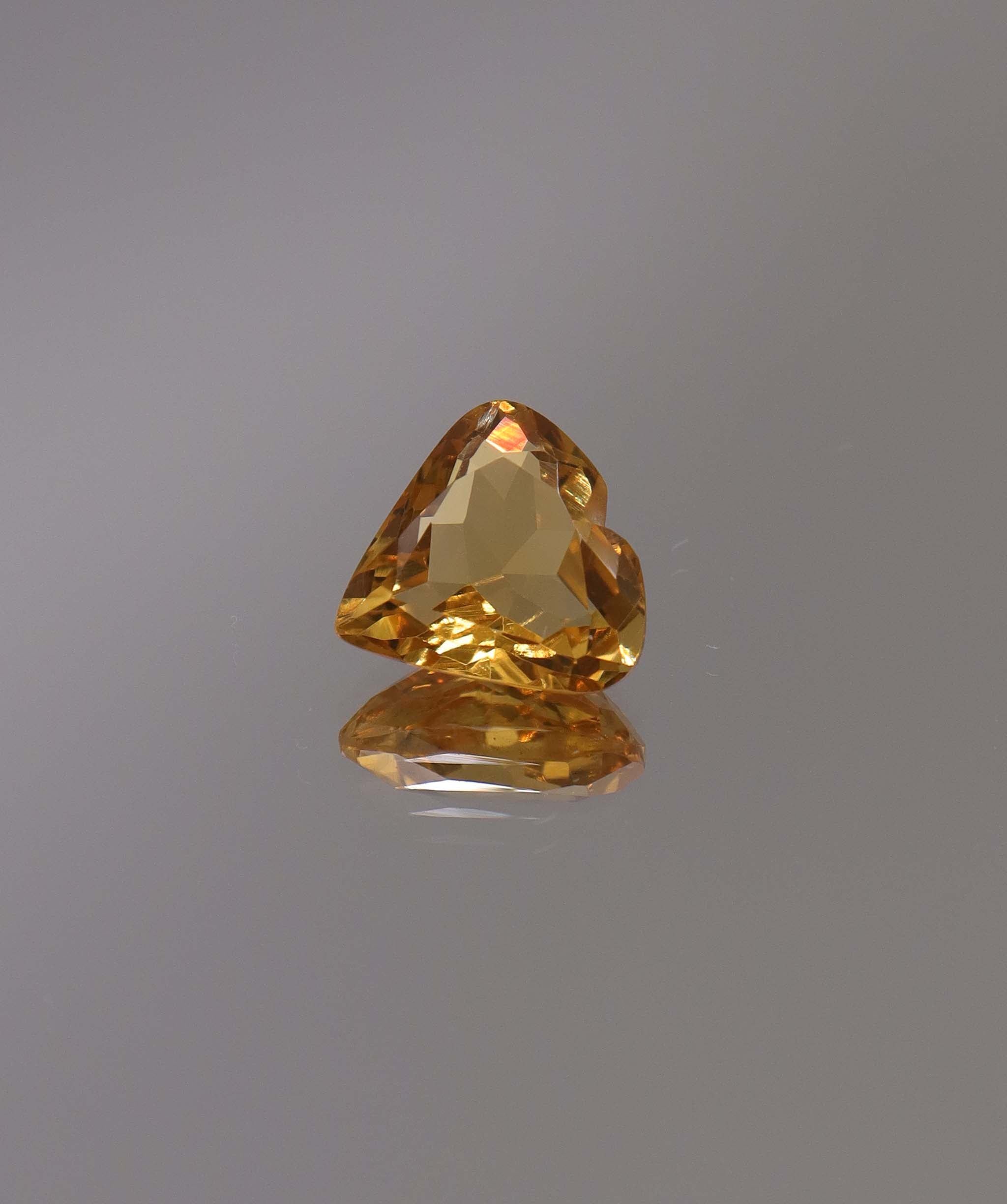 Luxury Promise 3.21ct Citrine Heart  DXBCS1278