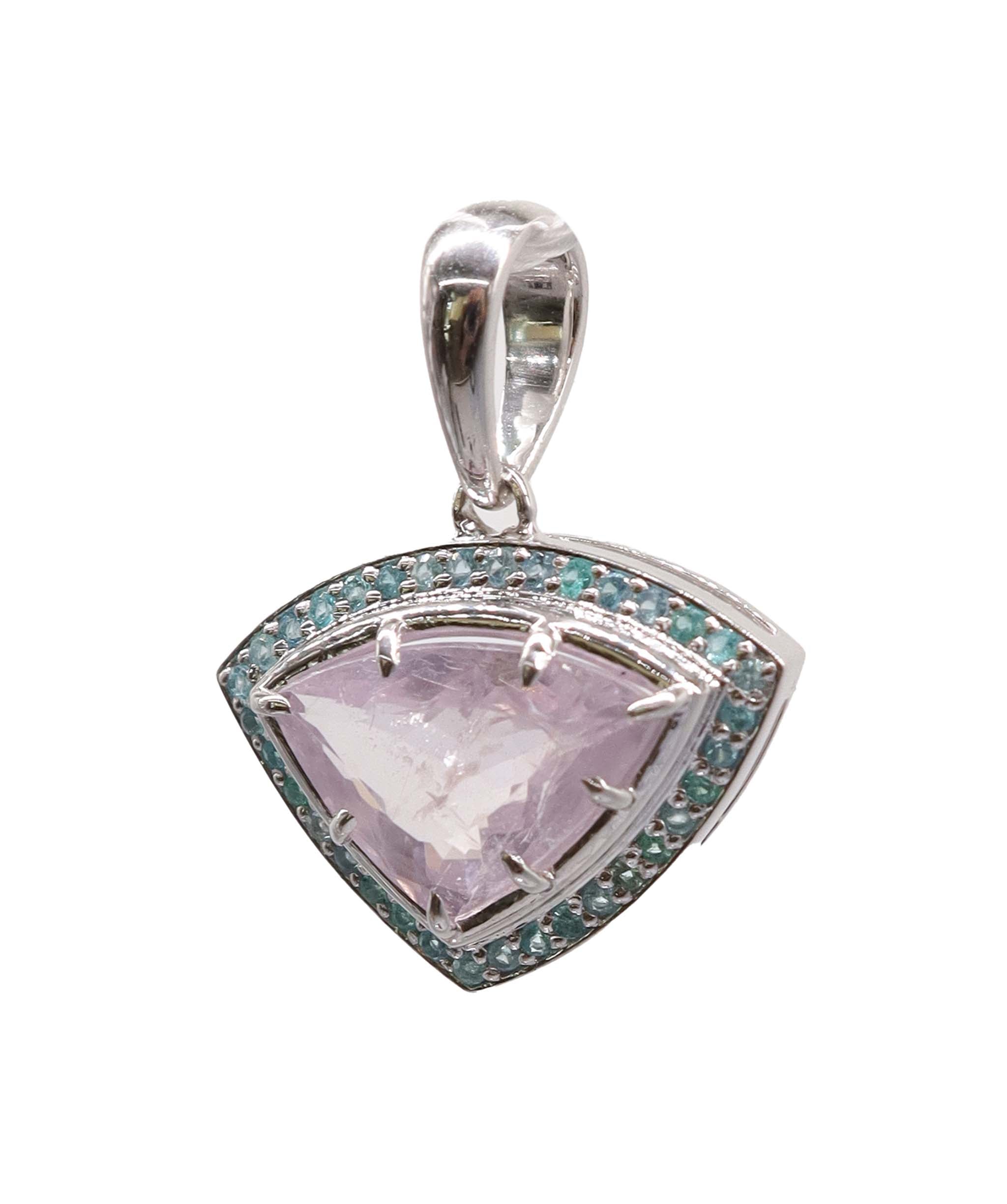 Luxury Promise 3.21ct Paraiba Pendant WG DXBS5667
