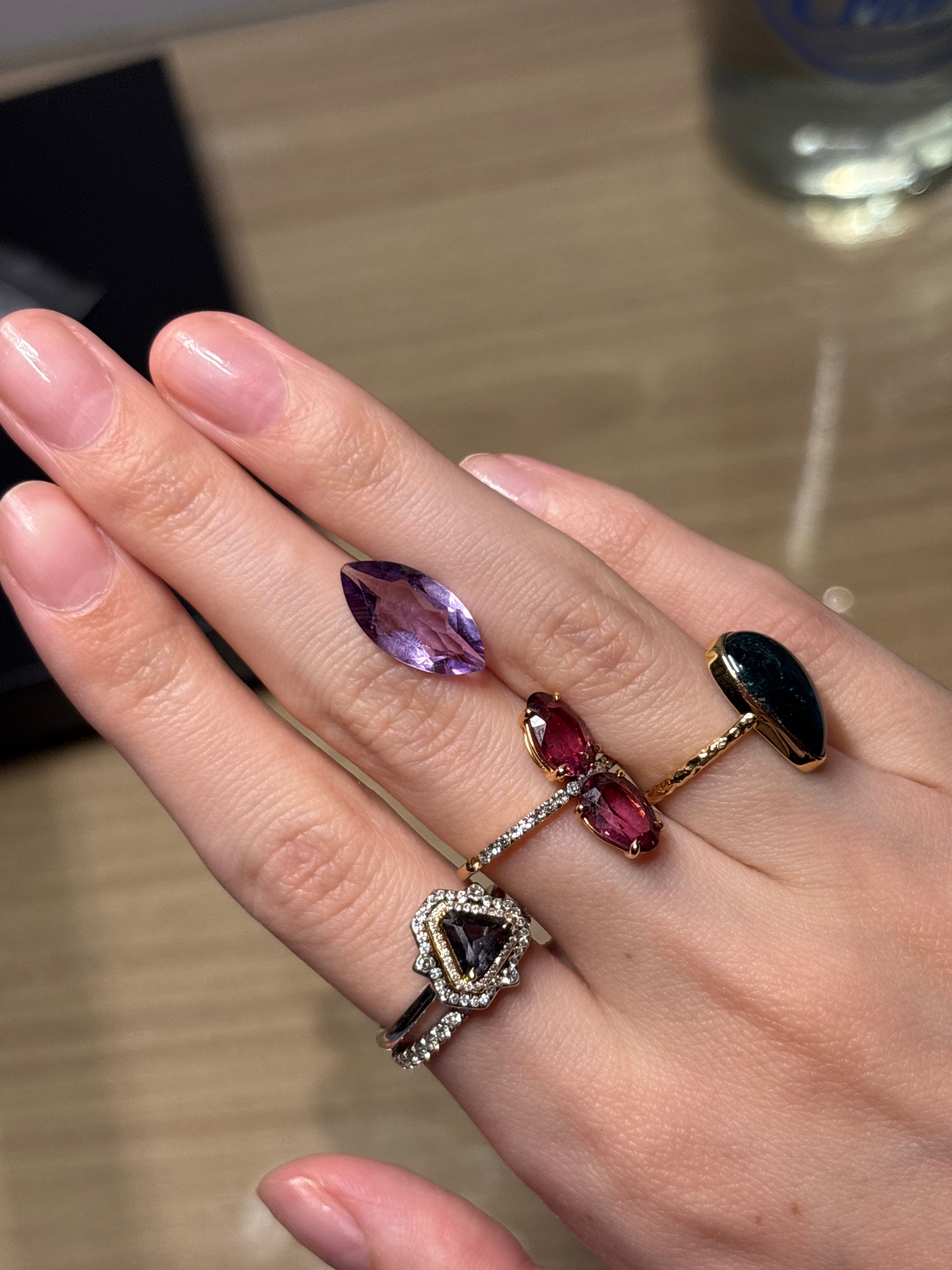 Luxury Promise 3.30ct Amethyst Marquise DXBCS0155