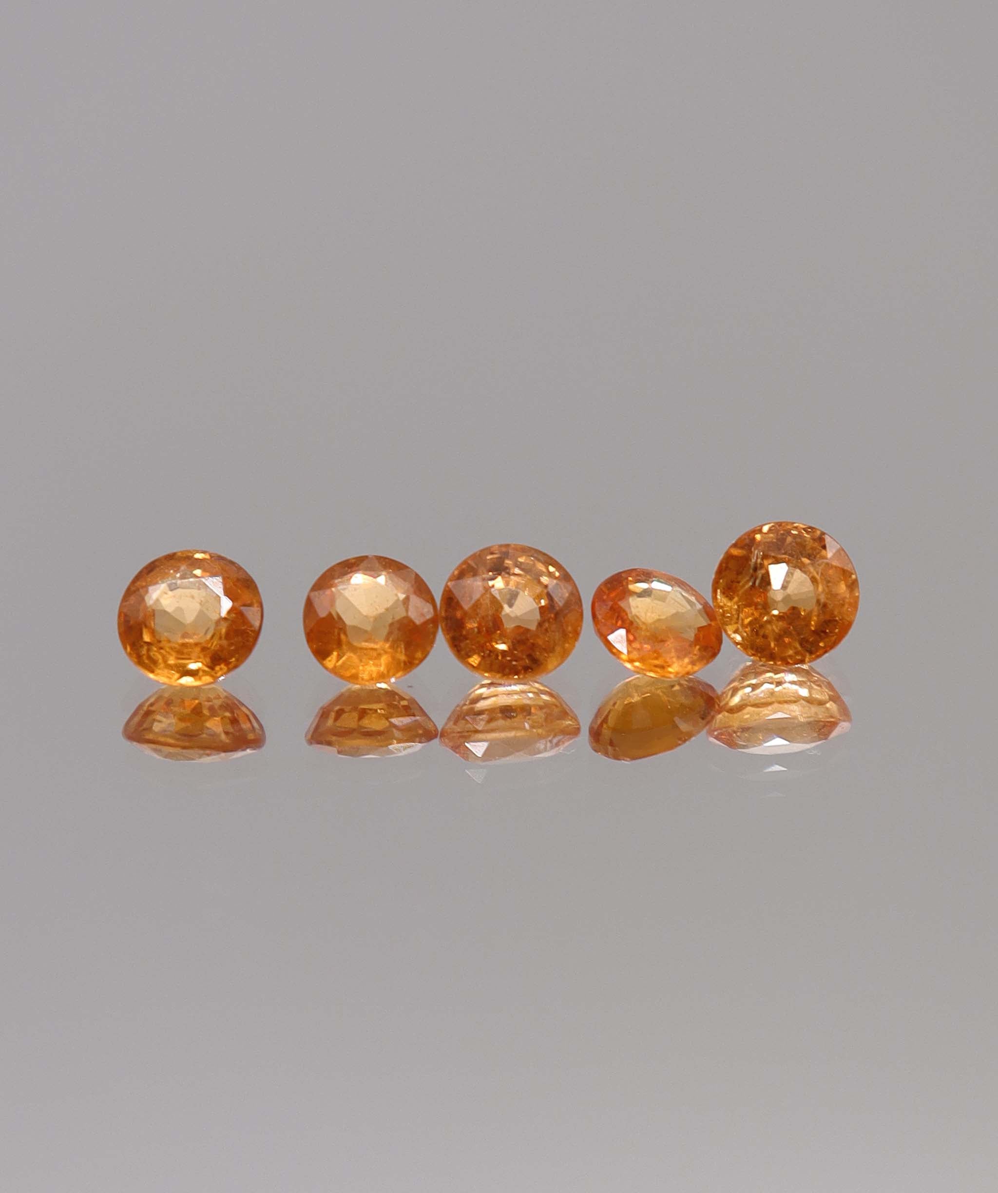 Luxury Promise 3.35ct Fanta Garnet Lot (5pcs) DXBCS0372