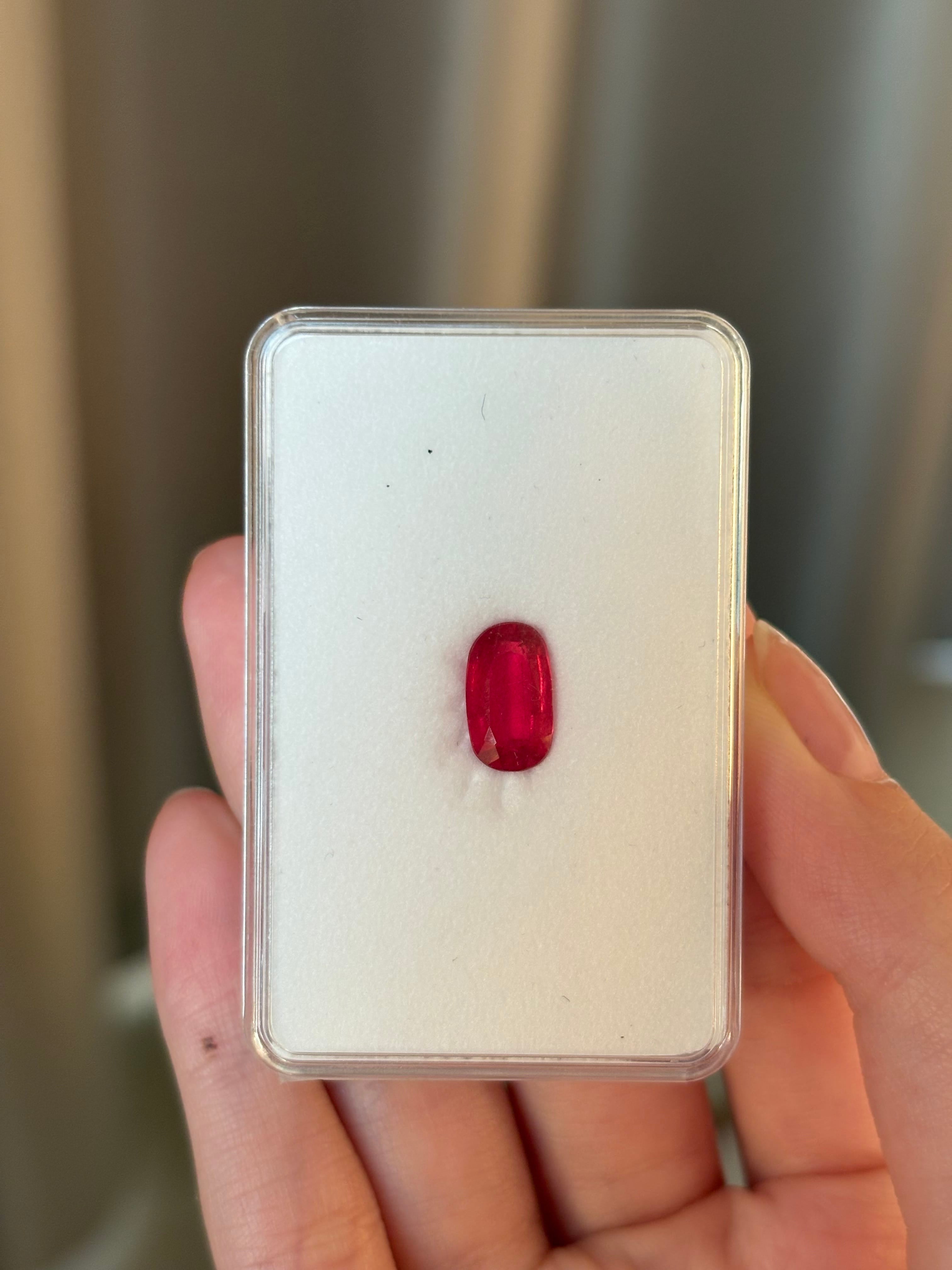 Luxury Promise 3.35ct Gem Quality Rhodonite Rare DXBCS3933