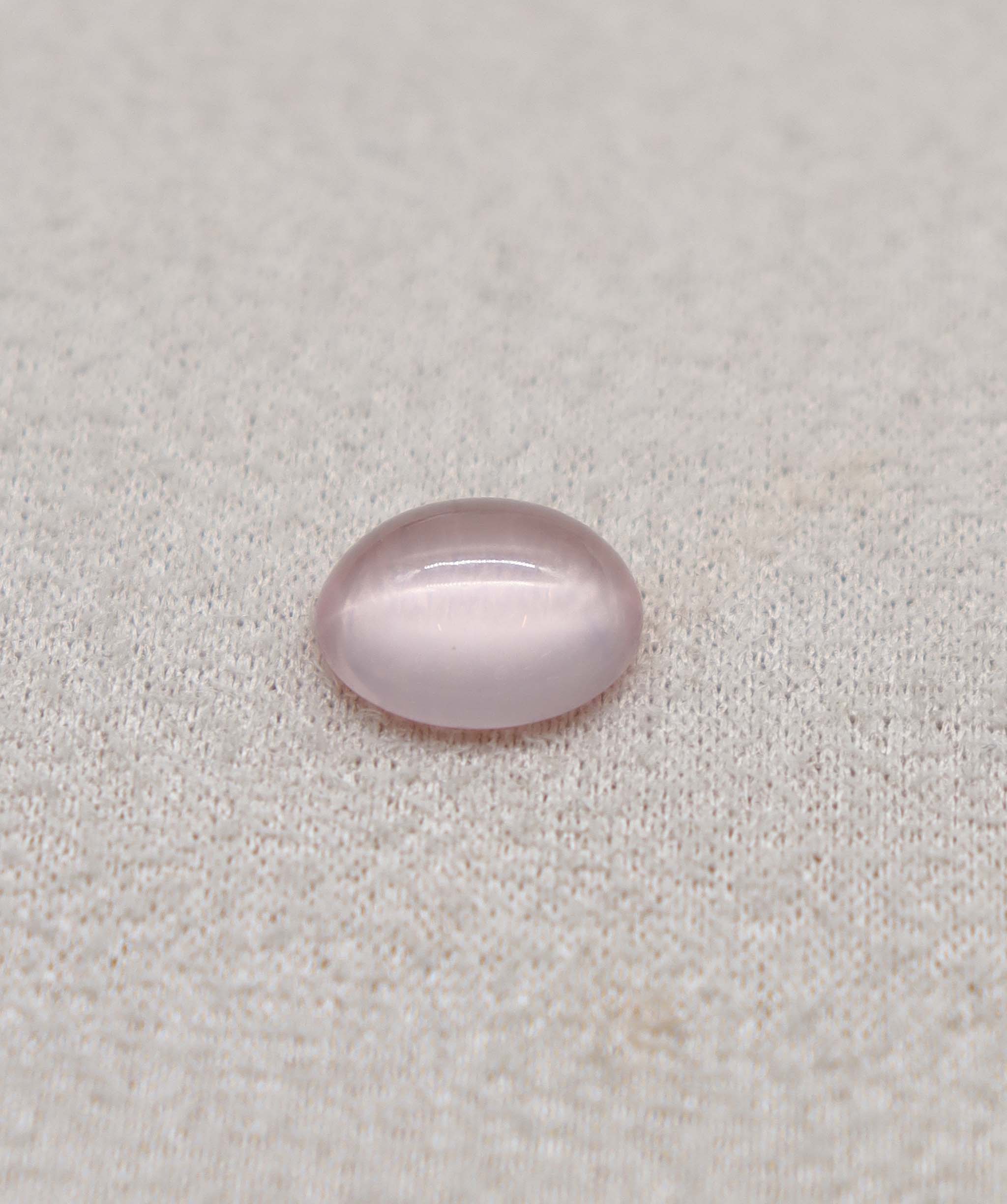 Luxury Promise 3.40ct Rose Quartz Cabochon Oval DXBCS2459