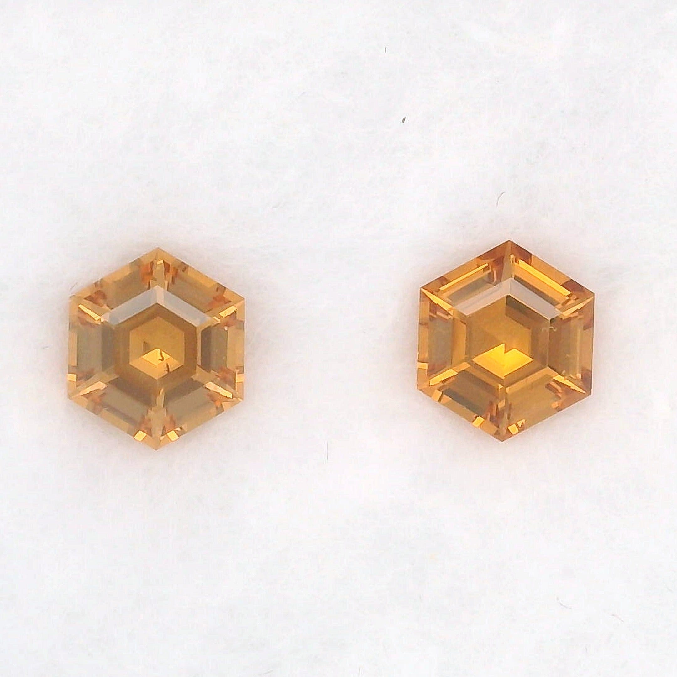 3.42ct Tanzania Spessartite pair D00370