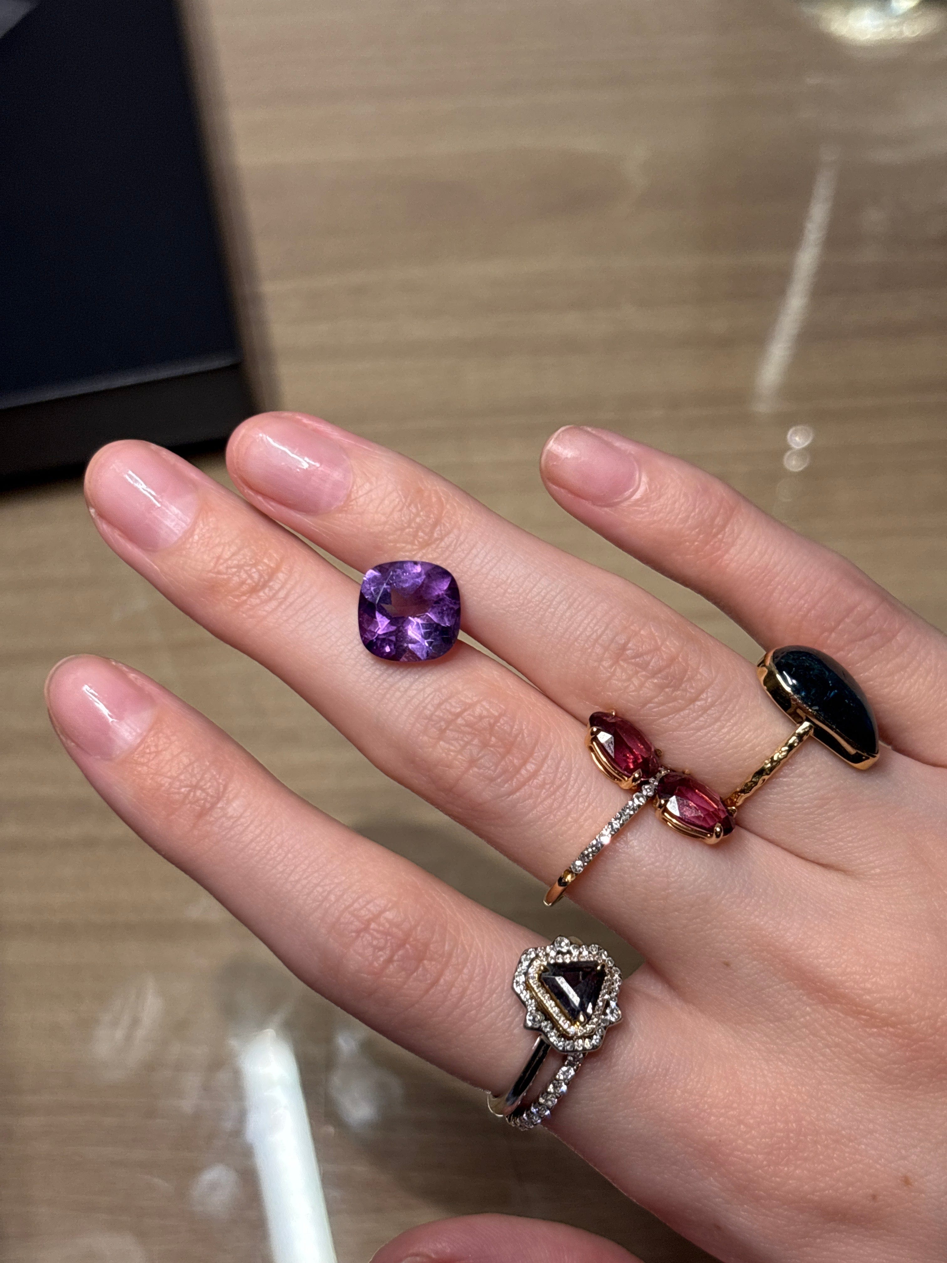 Luxury Promise 3.61ct Amethyst Cushion DXBCS0167