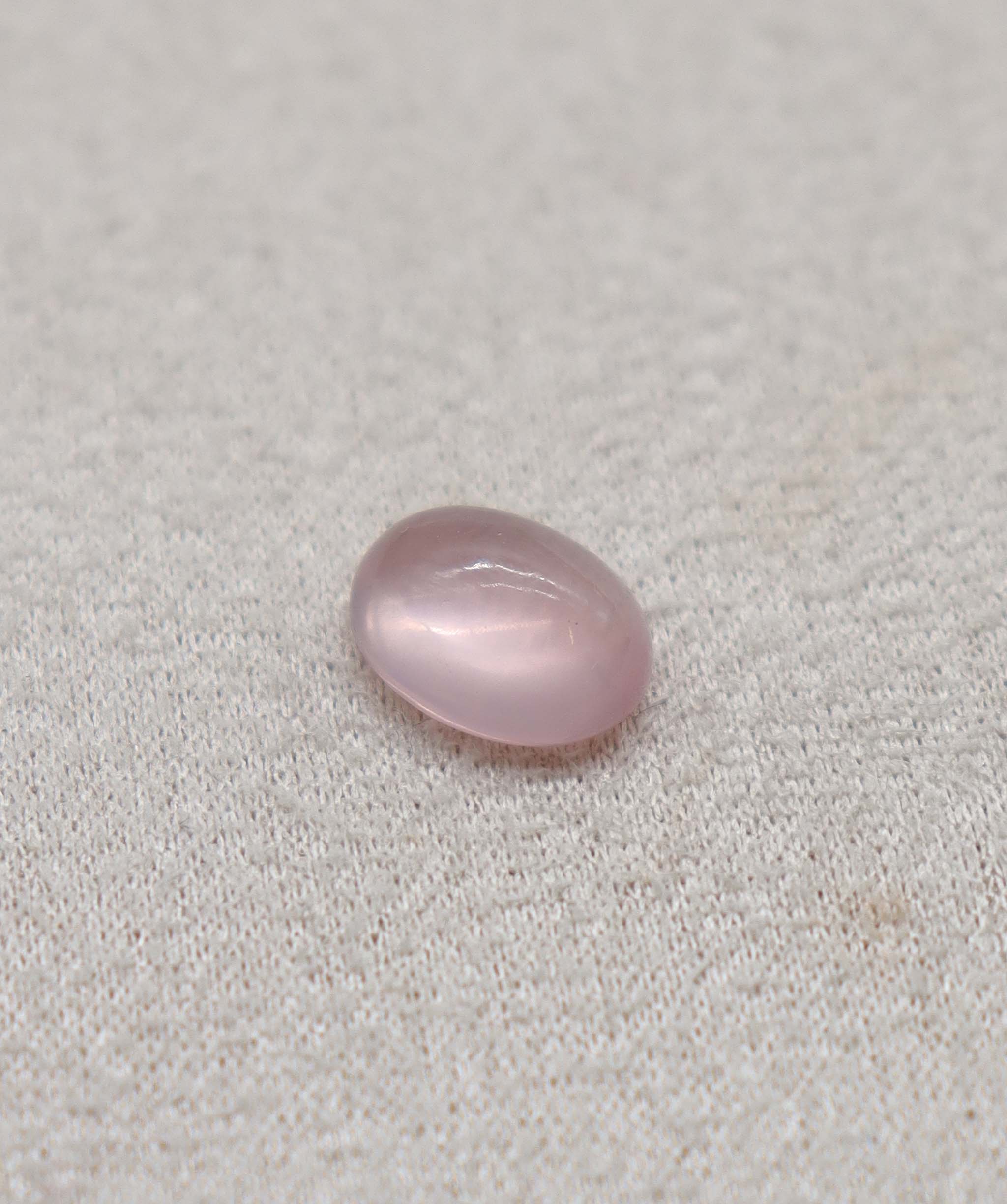 Luxury Promise 3.65ct Rose Quartz Cabochon Oval DXBCS2457