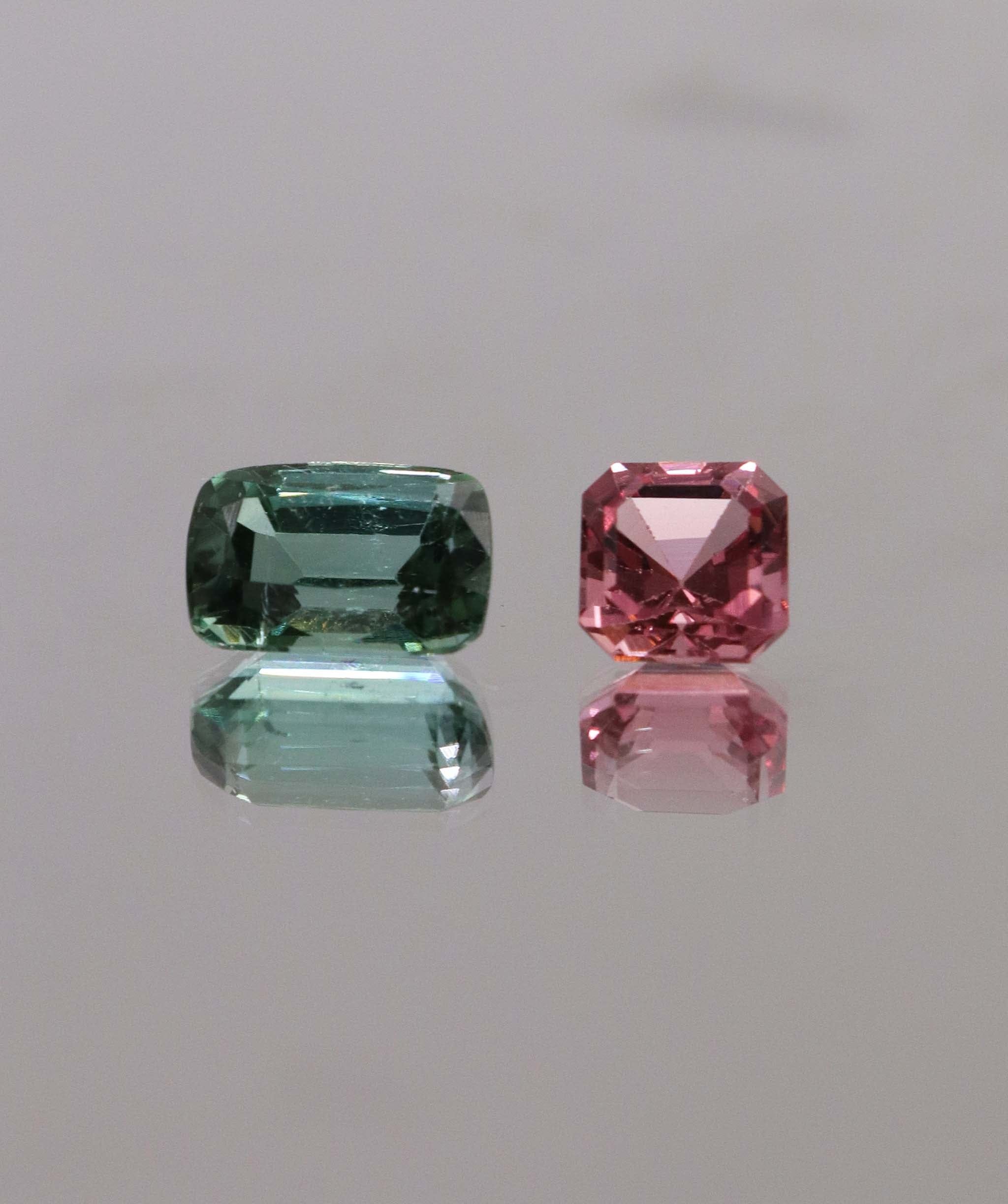 Luxury Promise 3.77ct Afghan Tourmaline Moi et Toi DXBCS0346