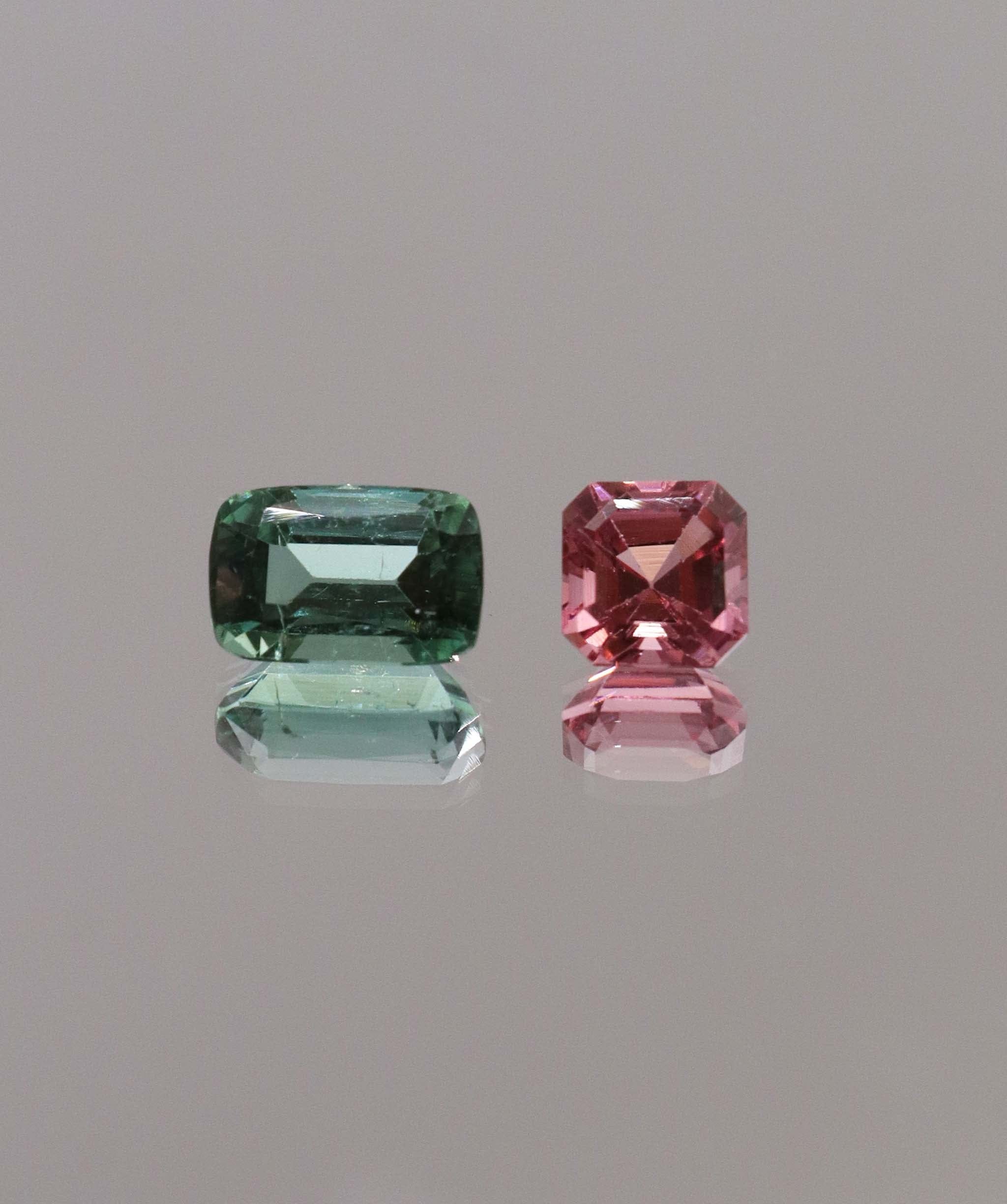 Luxury Promise 3.77ct Afghan Tourmaline Moi et Toi DXBCS0346