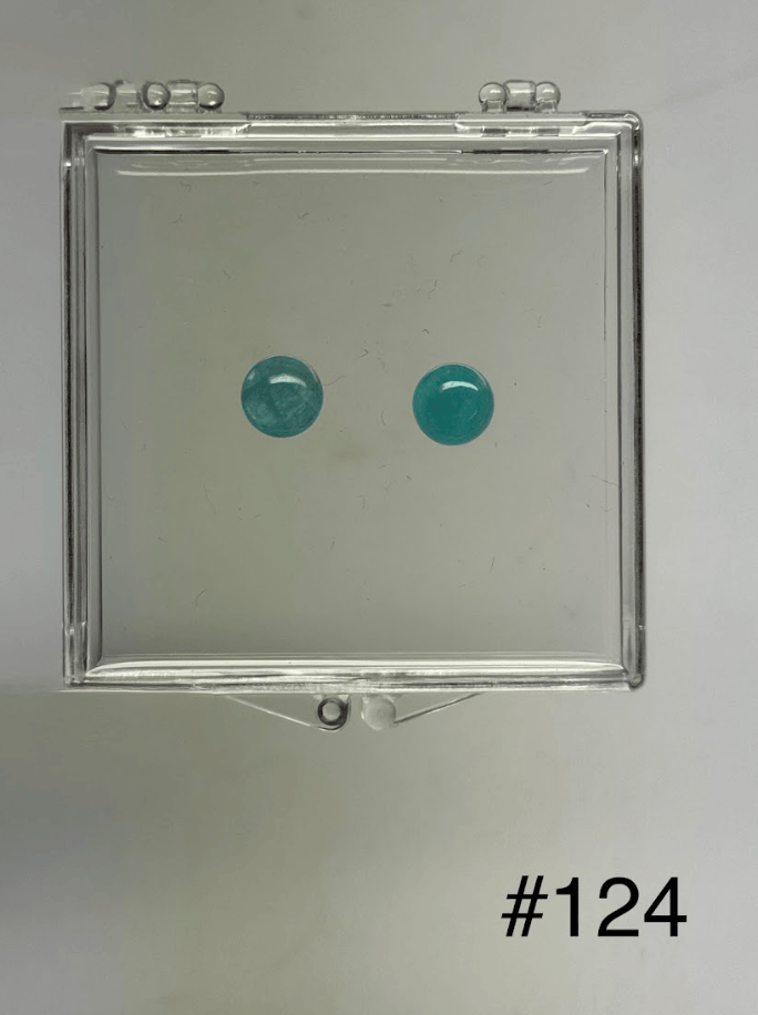 Luxury Promise 3.77ct BRAZIL PARAIBA ROUND PAIR DXBCS4420