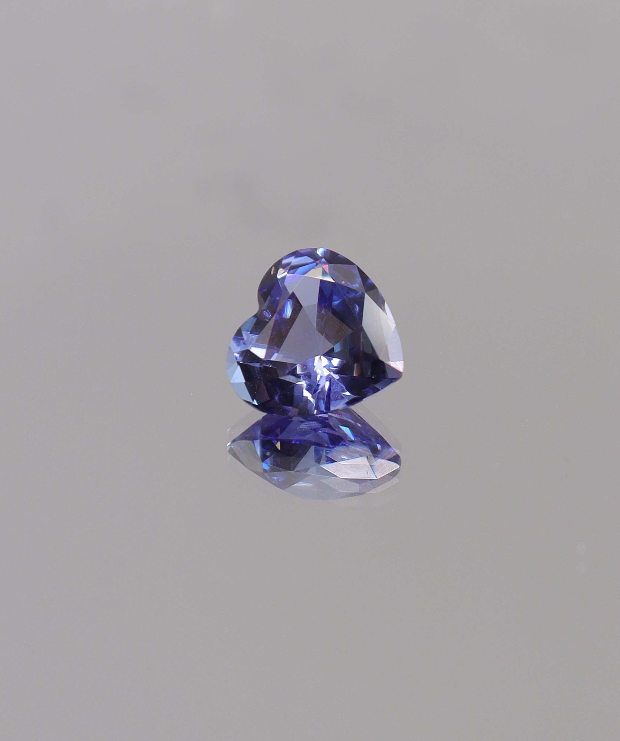 Luxury Promise 3.7ct Tanzanite blue heart DXBS5609