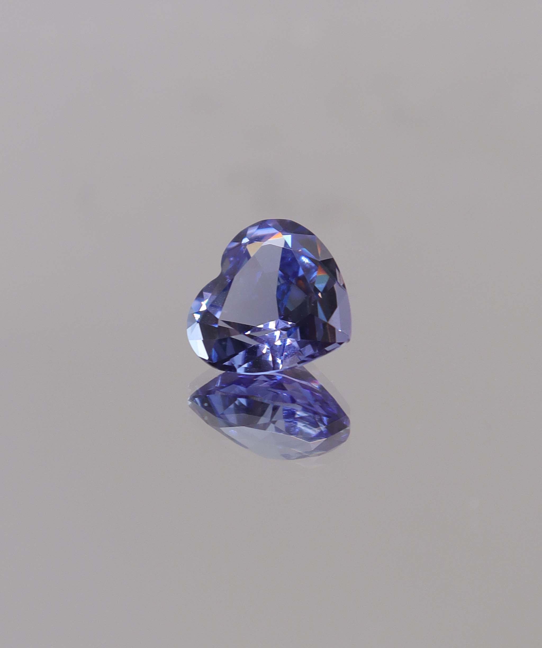 Luxury Promise 3.7ct Tanzanite blue heart DXBS5609