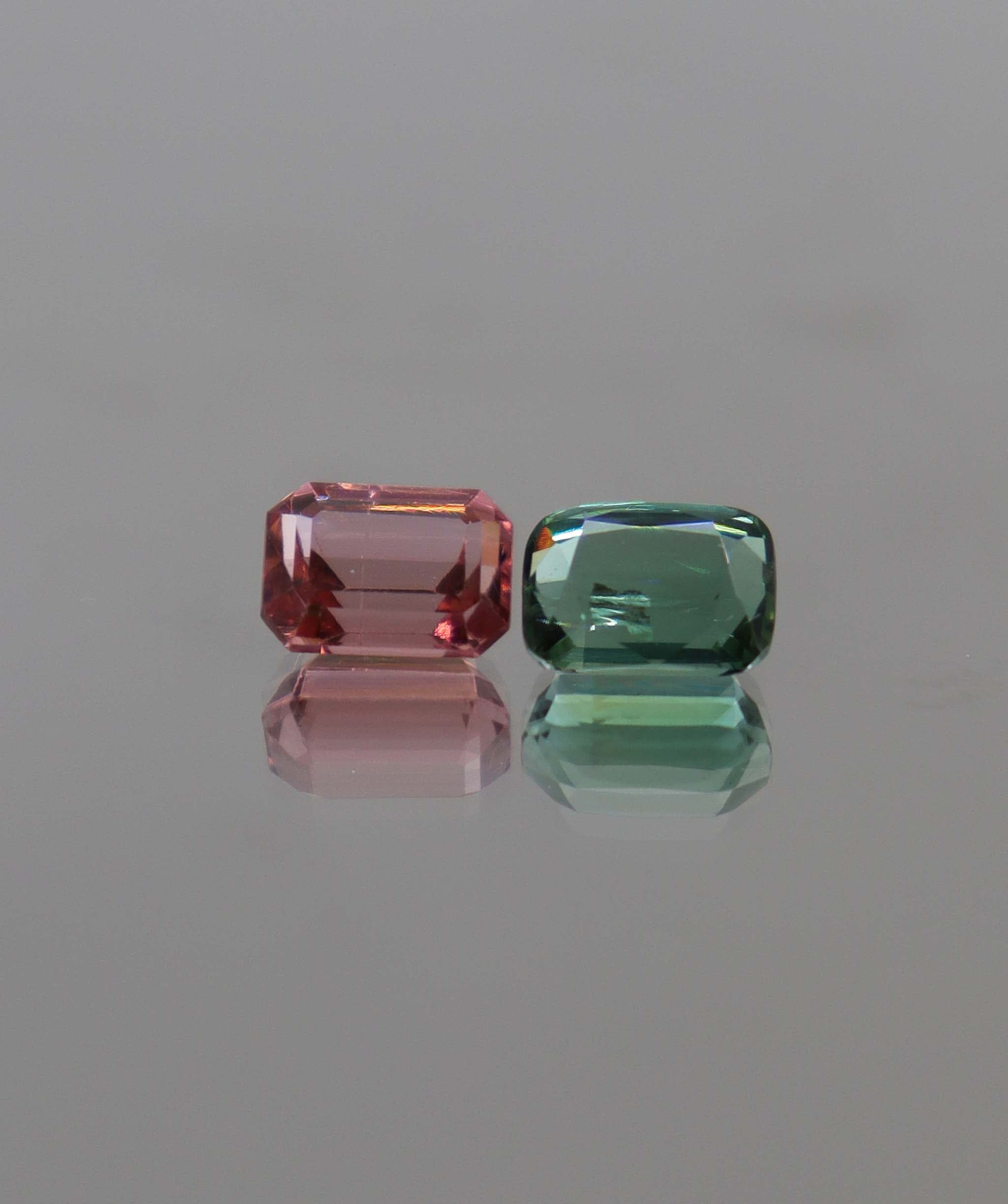 Luxury Promise 3.84ct Afghan Tourmaline Moi et Toi DXBCS0342