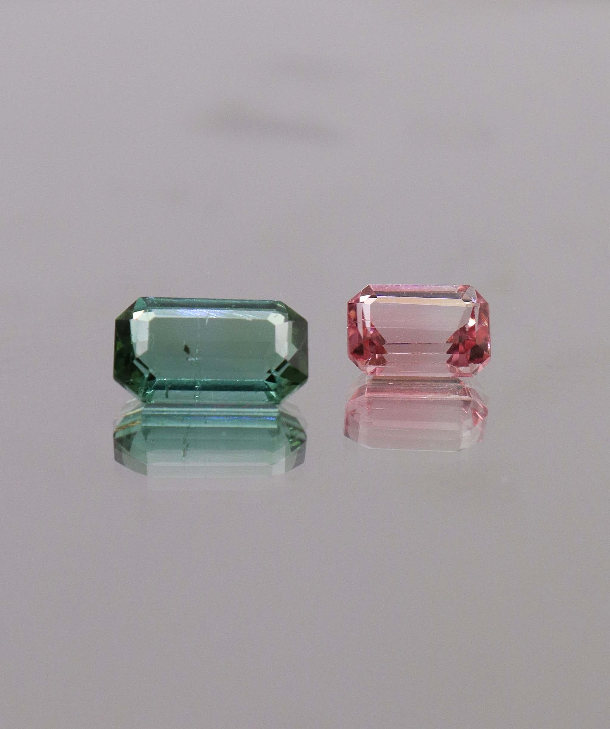 Luxury Promise 3.88ct Afghan Tourmaline Moi et Toi DXBCS0337