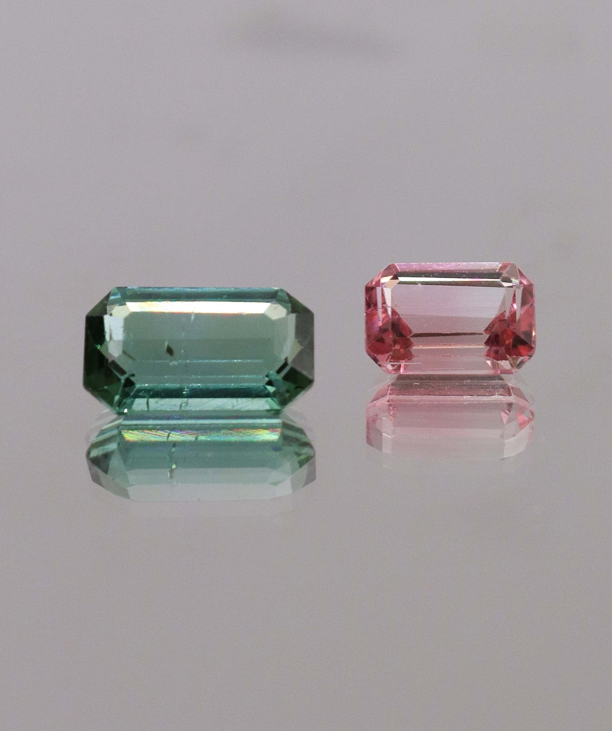 Luxury Promise 3.88ct Afghan Tourmaline Moi et Toi DXBCS0337