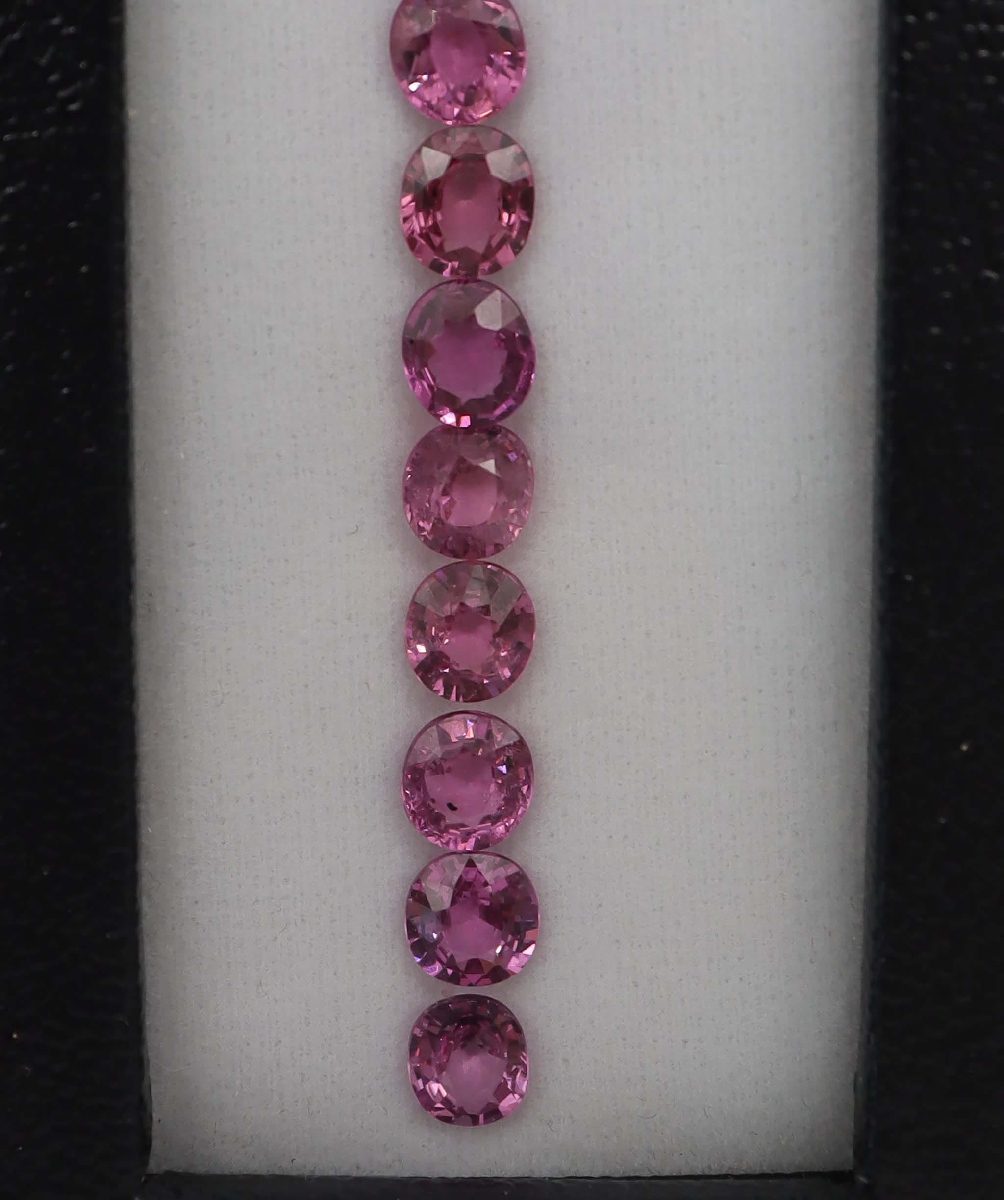 Luxury Promise 33.50ct Pink Malaia Garnet Set (25pcs) DXBCS4450