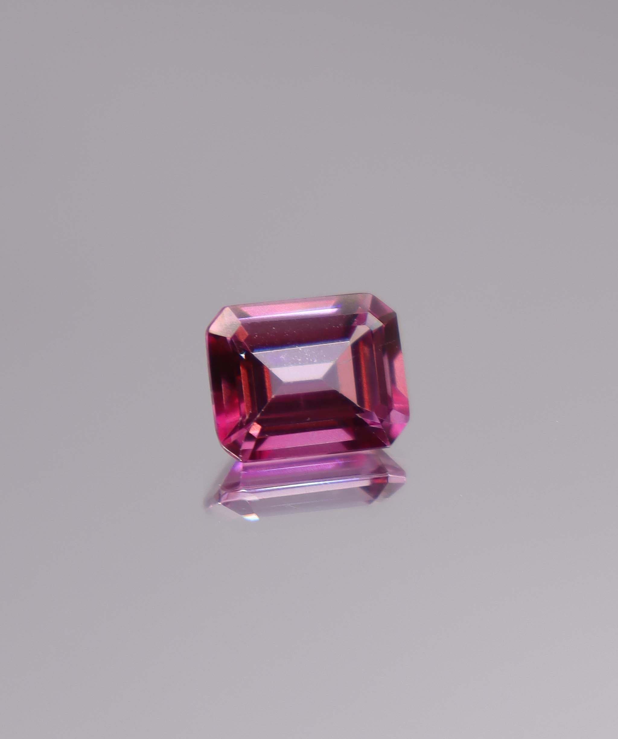 Luxury Promise 4.05ct Hot Pink Topaz Emerald DXBCS3274