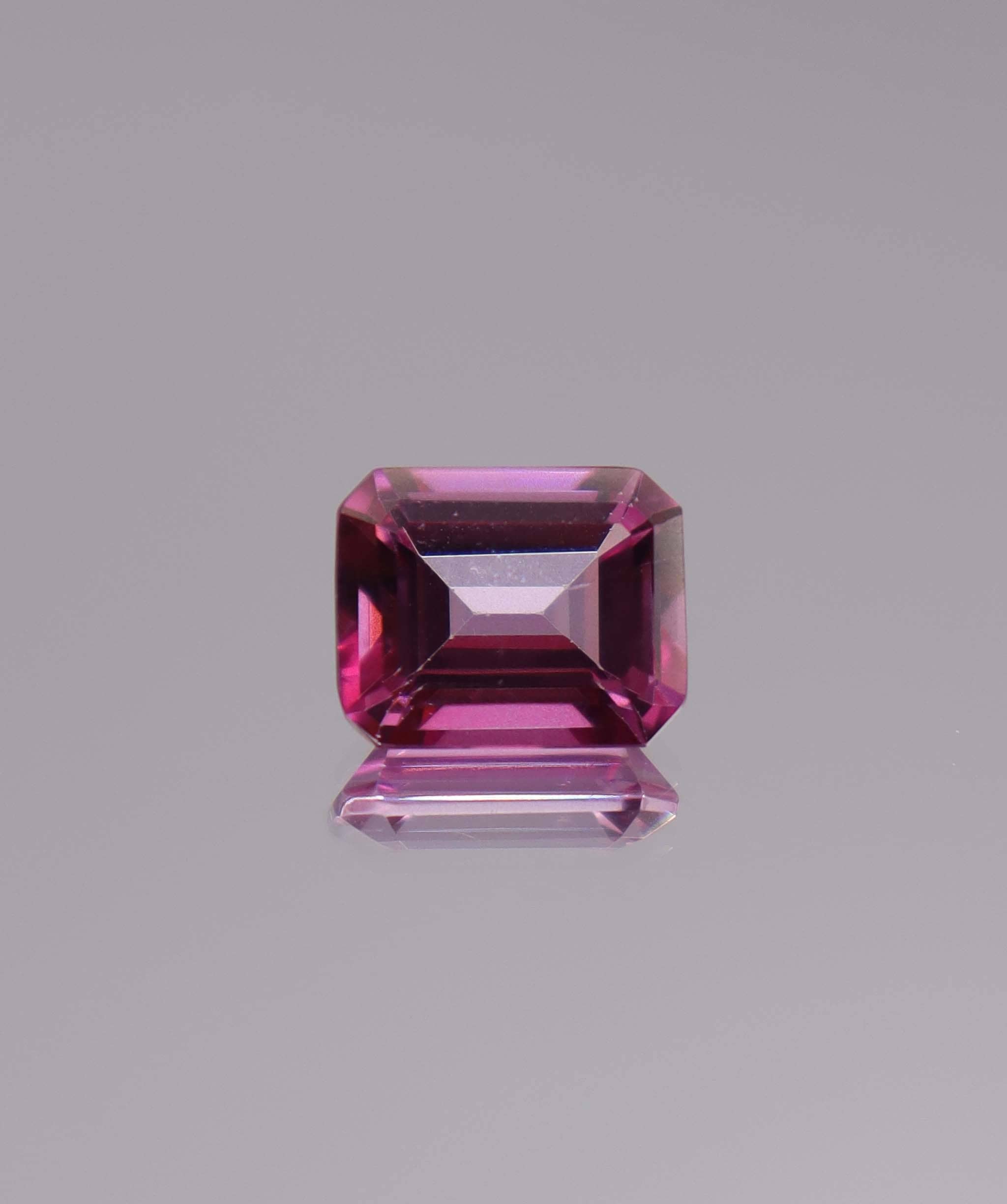 Luxury Promise 4.05ct Hot Pink Topaz Emerald DXBCS3274