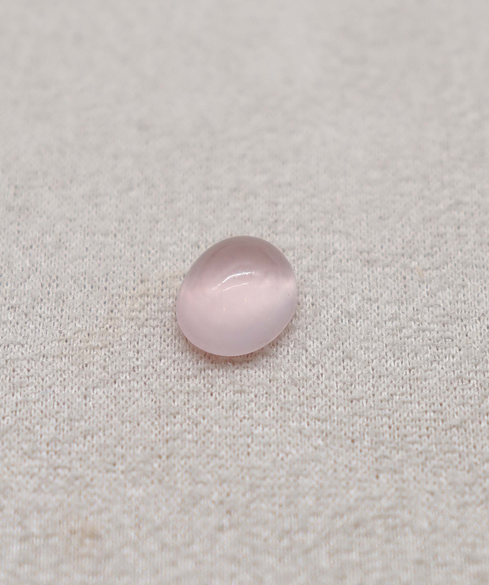 Luxury Promise 4.08ct Rose Quartz Cabochon Oval DXBCS2455