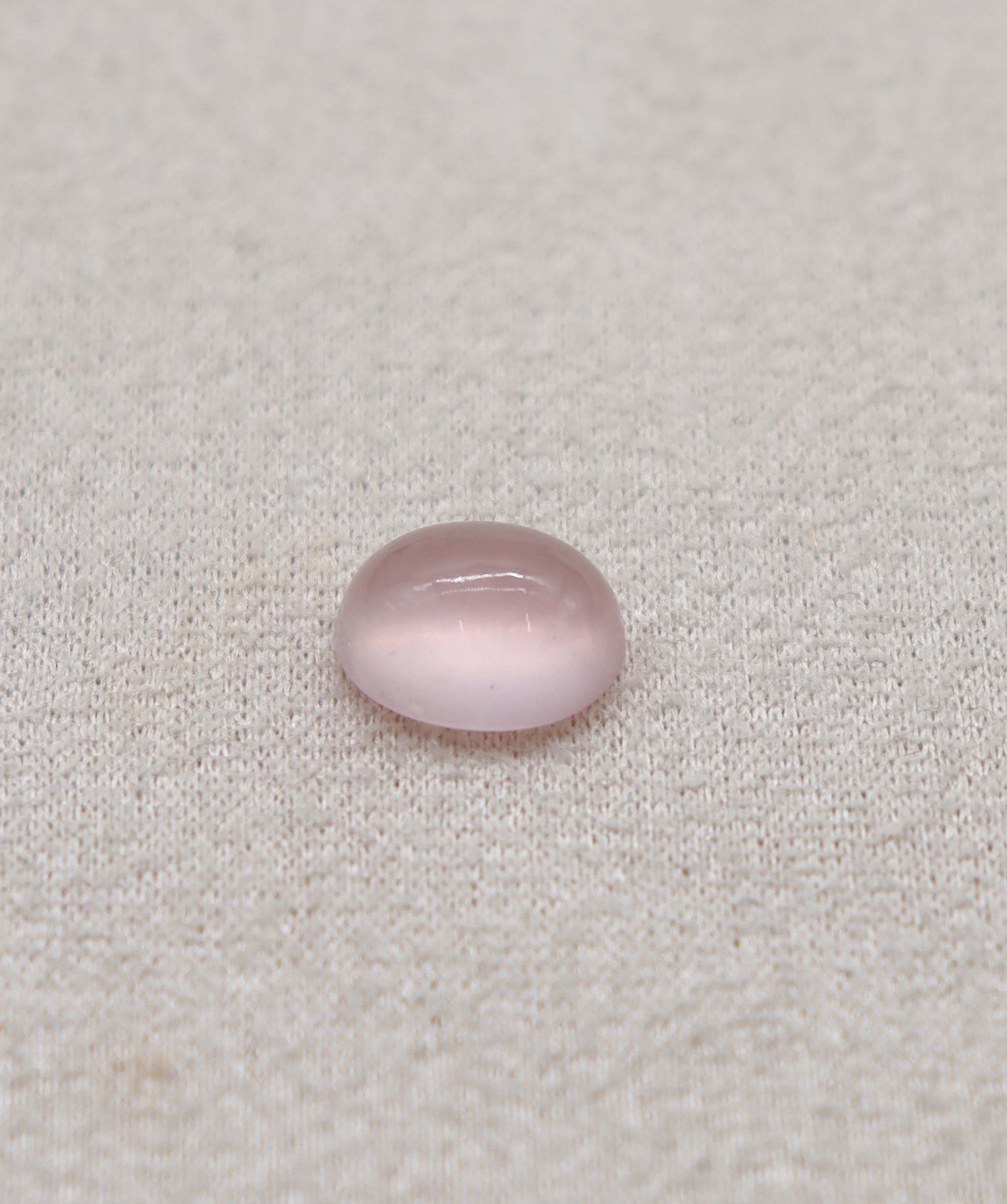 Luxury Promise 4.08ct Rose Quartz Cabochon Oval DXBCS2455