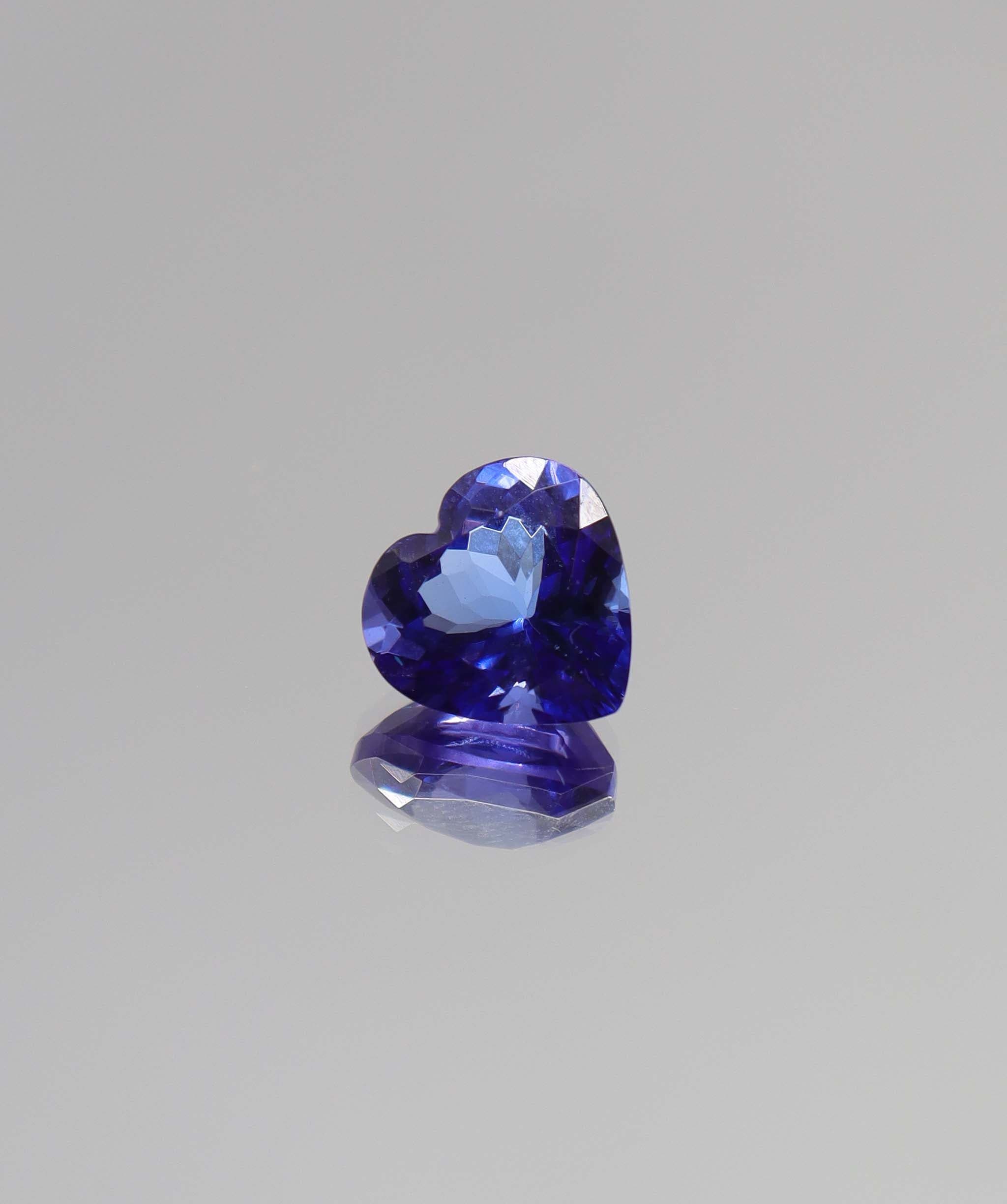 Luxury Promise 4.34ct Tanzanite Heart DXBCS2655