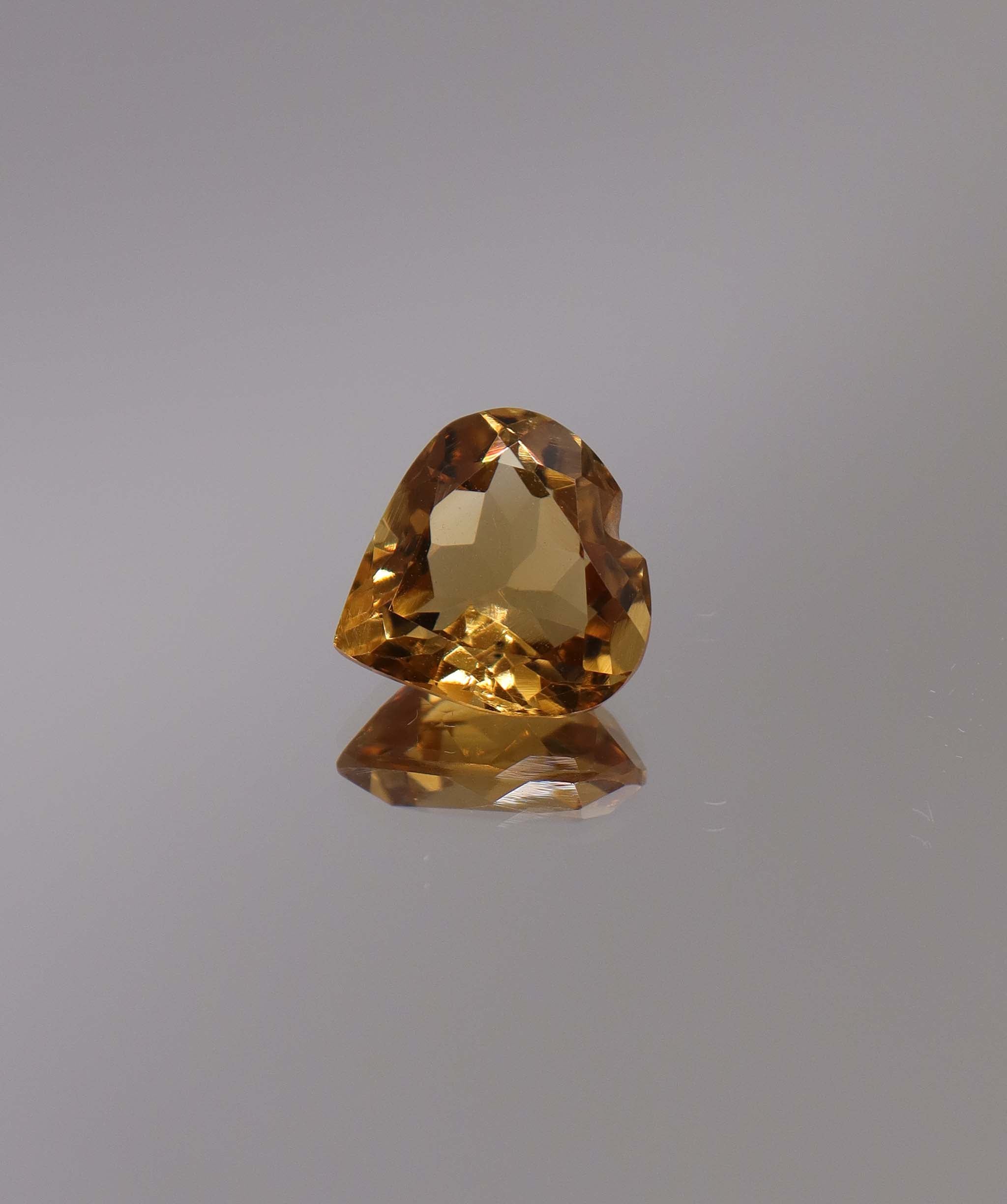 Luxury Promise 4.46ct Citrine Heart  DXBCS1274