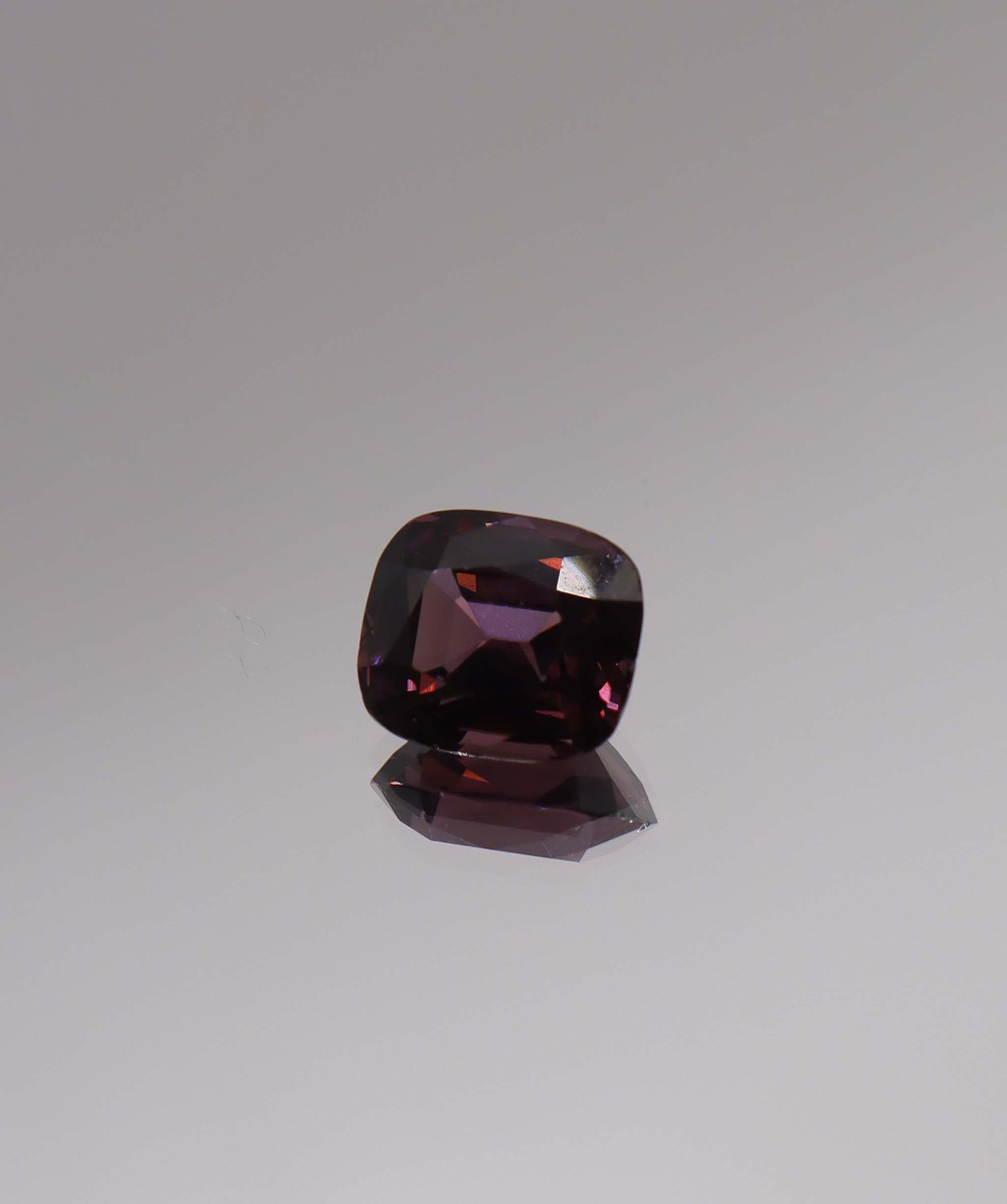 Luxury Promise 4.66ct Mulberry Love Spinel Cushion ** DXBCS1627