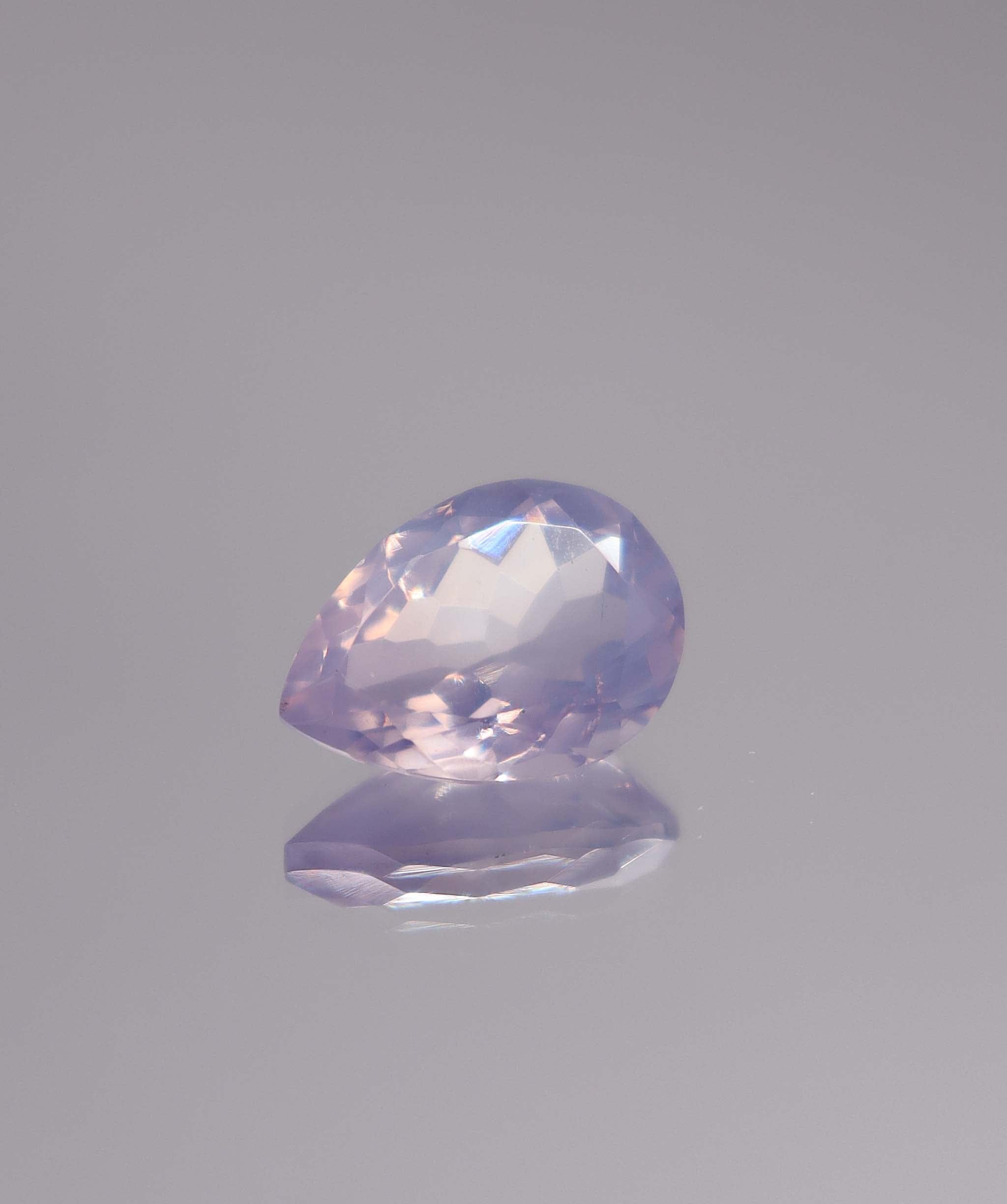 Luxury Promise 4.73ct Lavender Quartz Fantasy Pear DXBCS3269