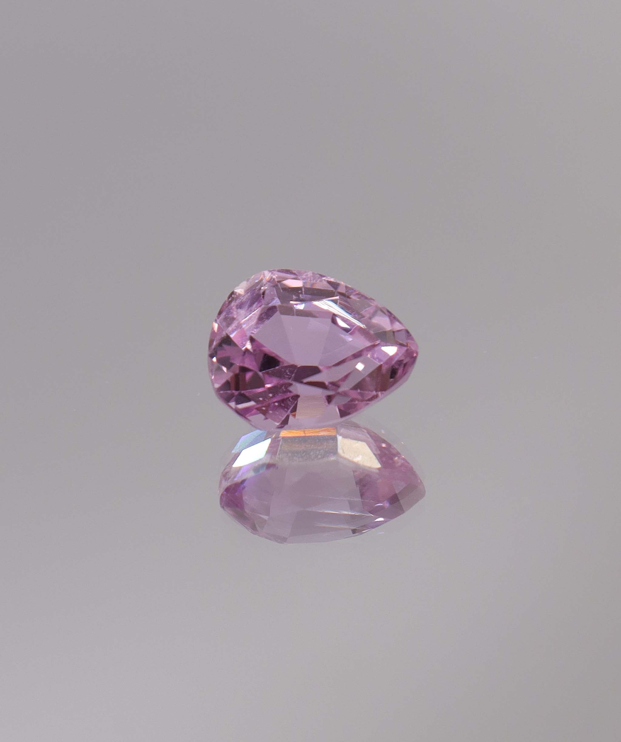 Luxury Promise 4.79ct Kunzite Long Pear single DXBCS1249