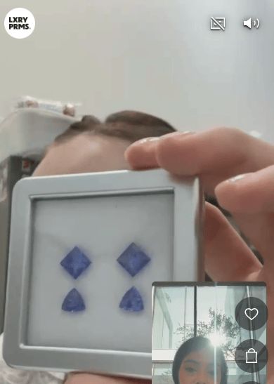 Luxury Promise 4.85ct tanzanite set DXBCS4711