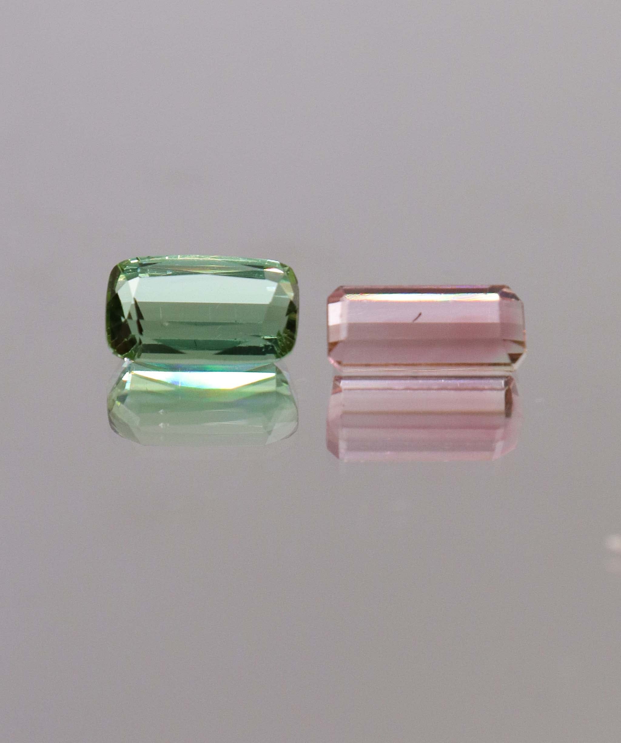 Luxury Promise 5.01ct Afghan Tourmaline Moi et Toi DXBCS0344